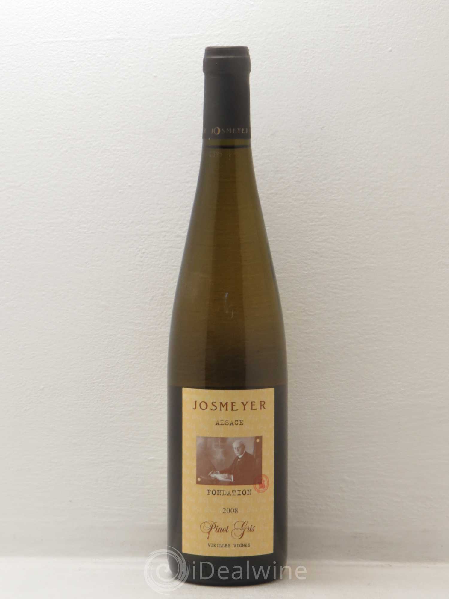 Pinot Gris Fondation Vieilles Vignes Josmeyer 2008 - Posten von 1 Flasche - 0