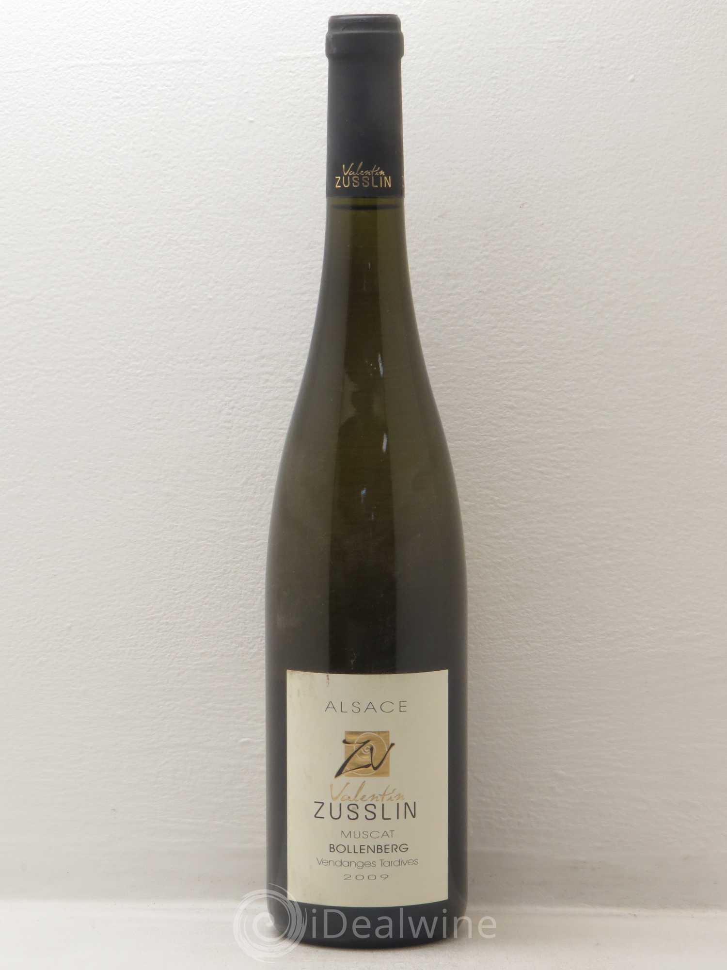 Muscat Bollenberg vendange tardive zusslin 2009 - Posten von 1 Flasche - 0