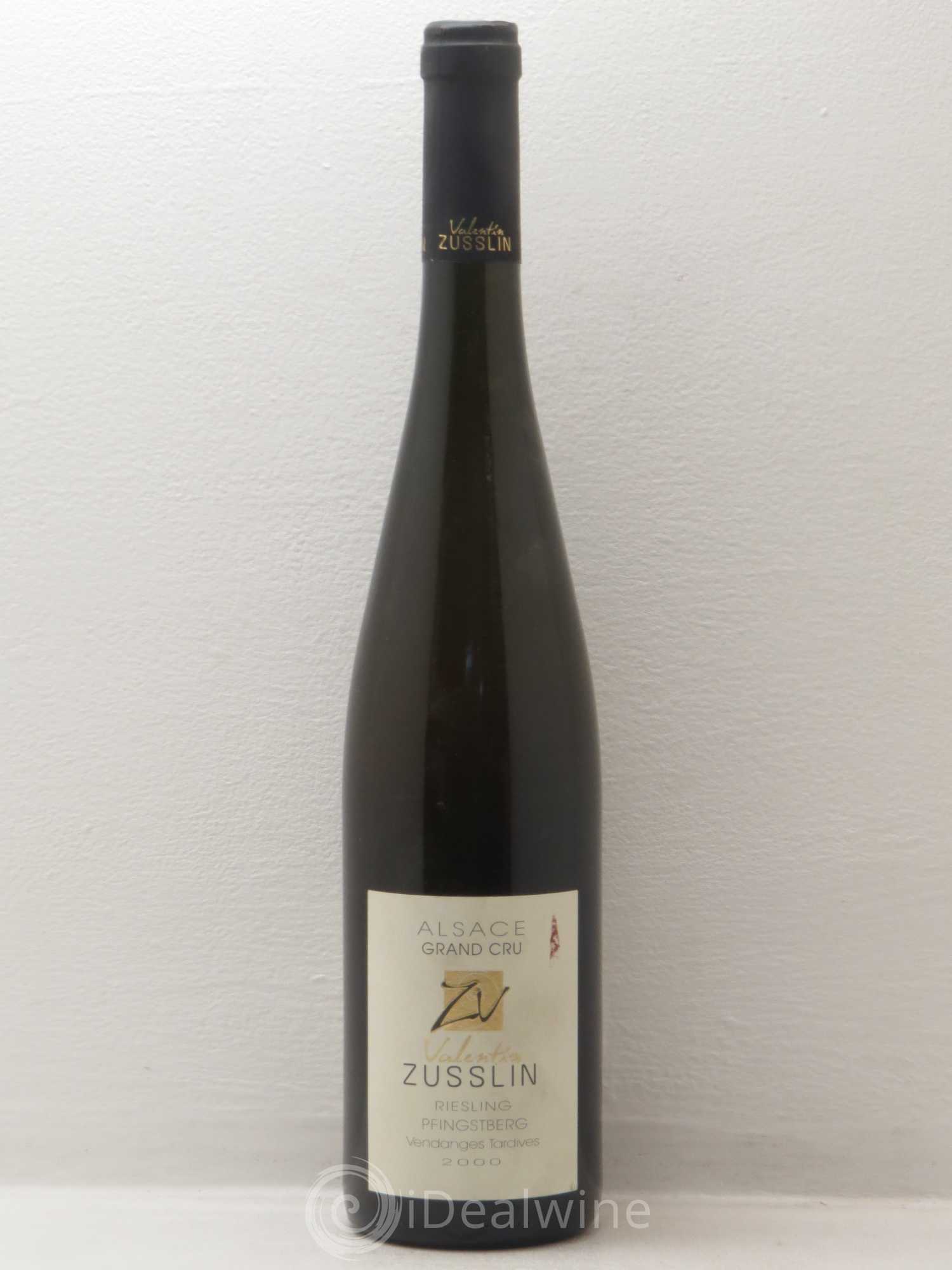 Riesling Pfingstberg vendanges tardives Zusslin 2000 - Lotto di 1 bottiglia - 0