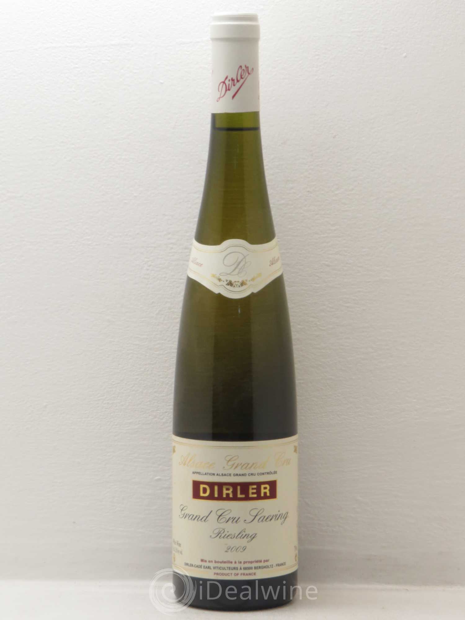 Riesling Grand Cru Saering Dirler Cade 2009 - Posten von 1 Flasche - 0