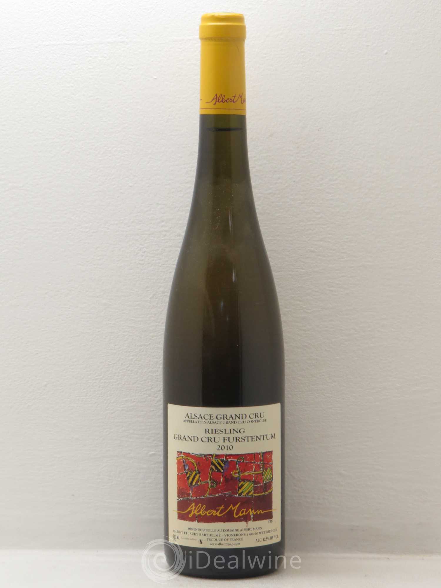 Riesling Furstentum Grand Cru Albert Mann 2010 - Posten von 1 Flasche - 0