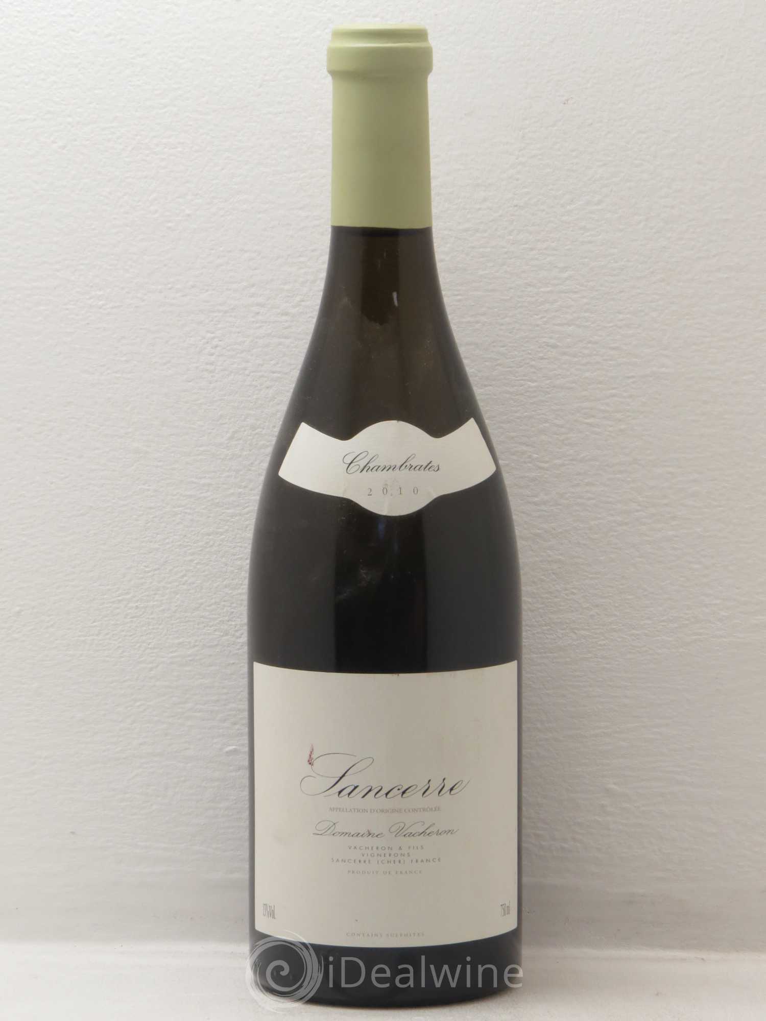 Sancerre Chambrates Vacheron 2010 - Posten von 1 Flasche - 0