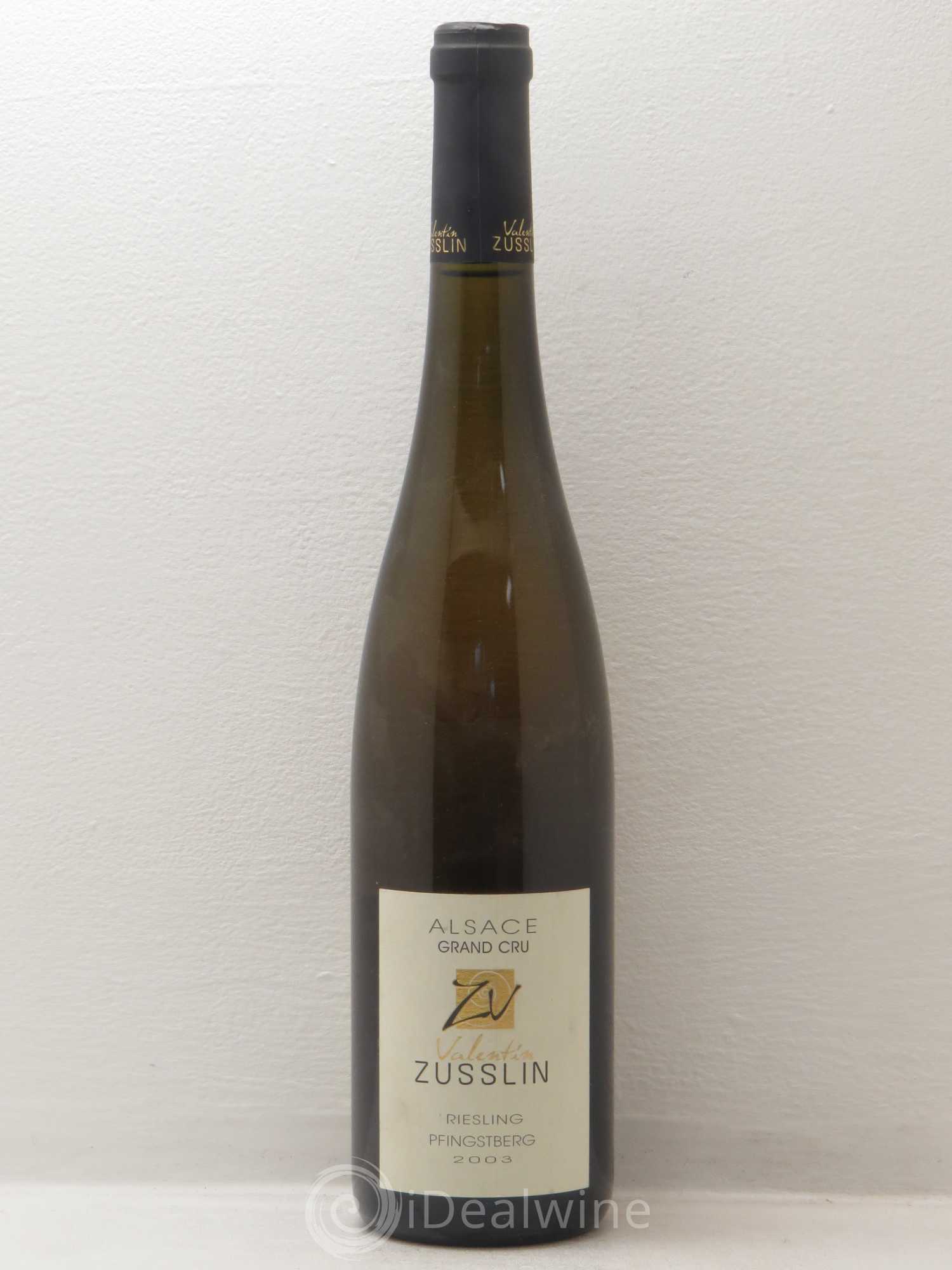 Riesling Grand Cru Pfingstberg Zusslin (sans prix de réserve) 2003 - Lotto di 1 bottiglia - 0