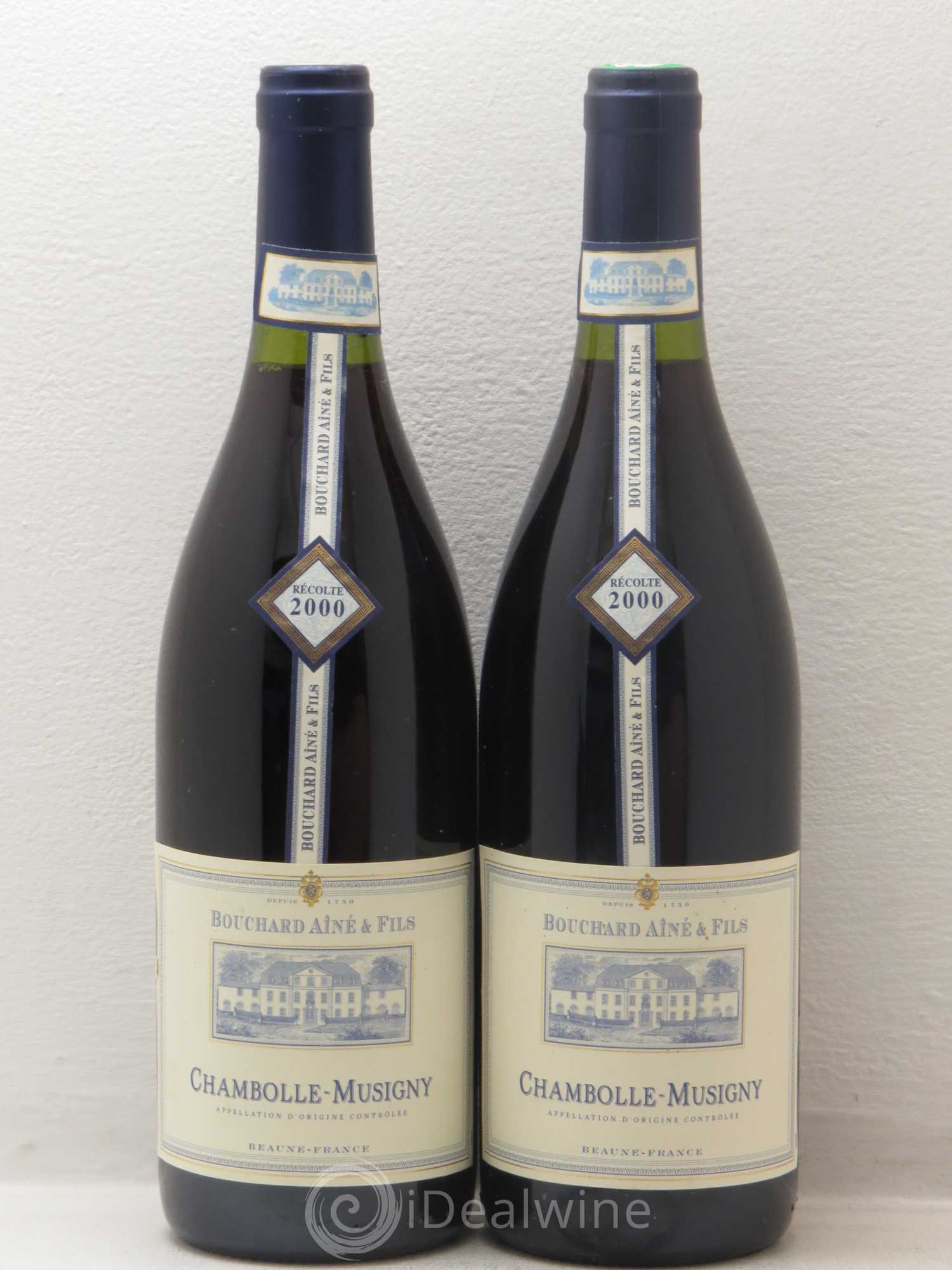 Chambolle-Musigny Bouchard Aine Et Fils (sans prix de réserve) 2000 - Posten von 2 Flaschen - 0