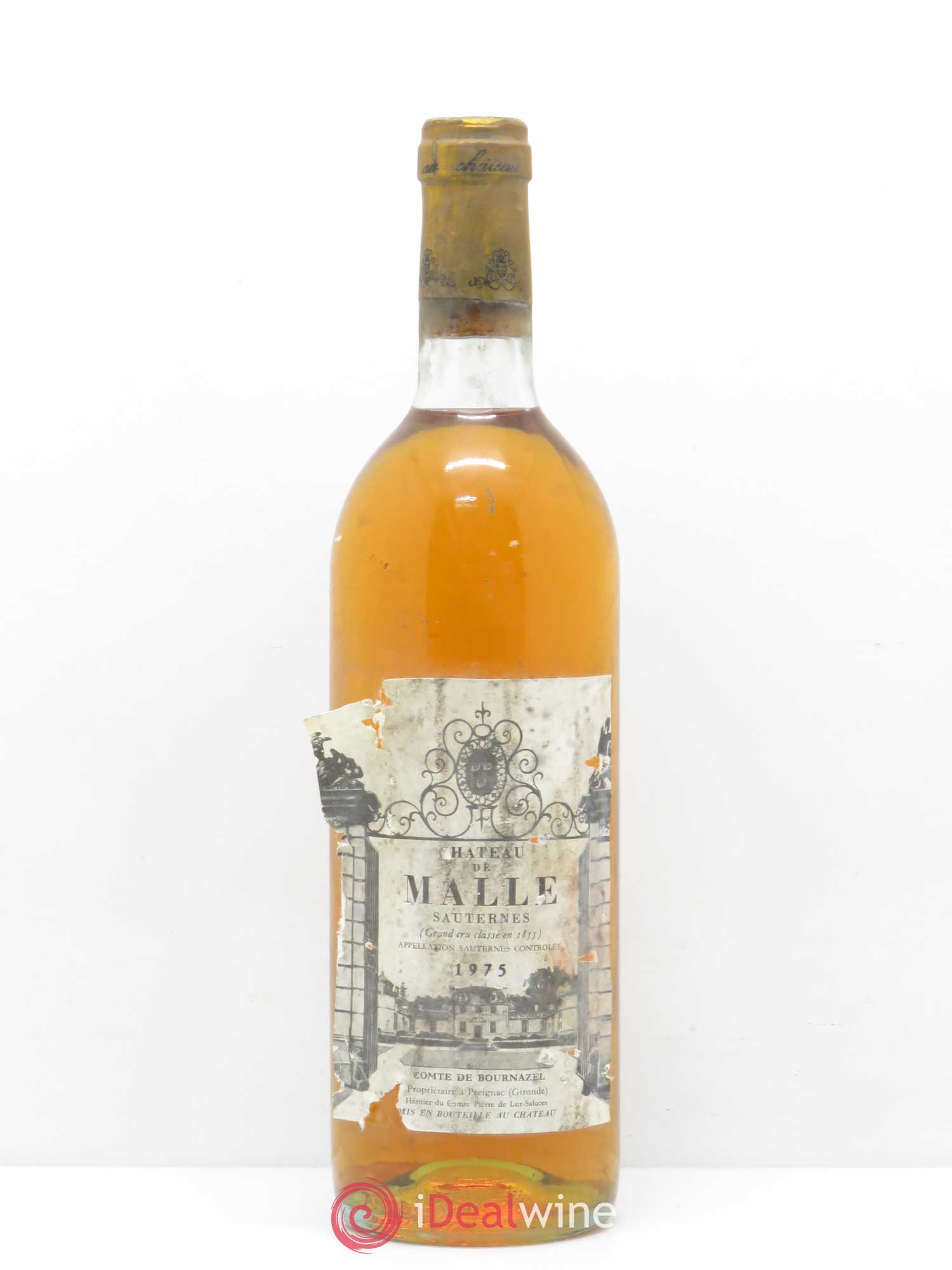 Château de Malle 2ème Grand Cru Classé 1975 - Lotto di 1 bottiglia - 0