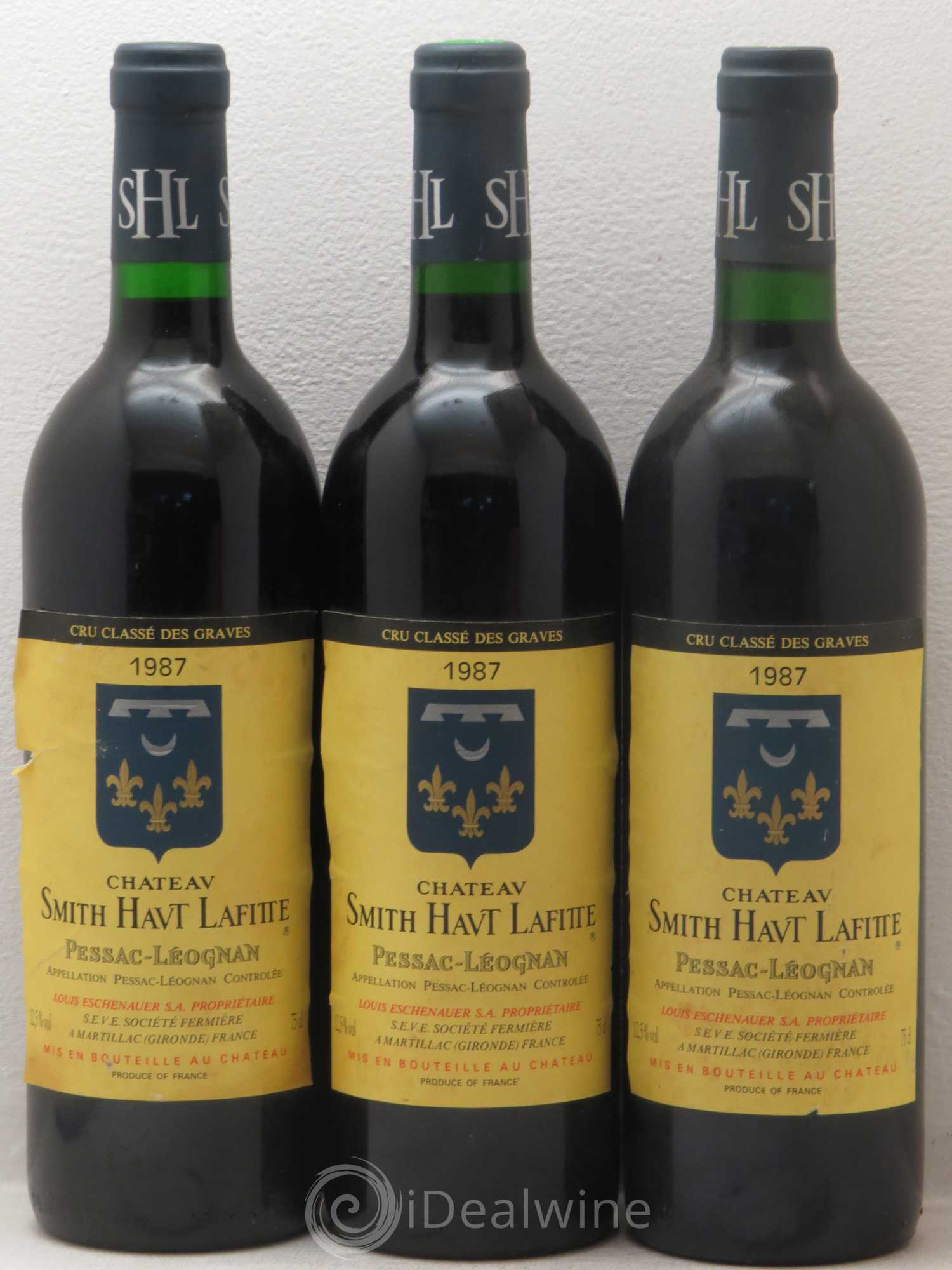 Château Smith Haut Lafitte Cru Classé de Graves 1987 - Lot de 6 bouteilles - 2