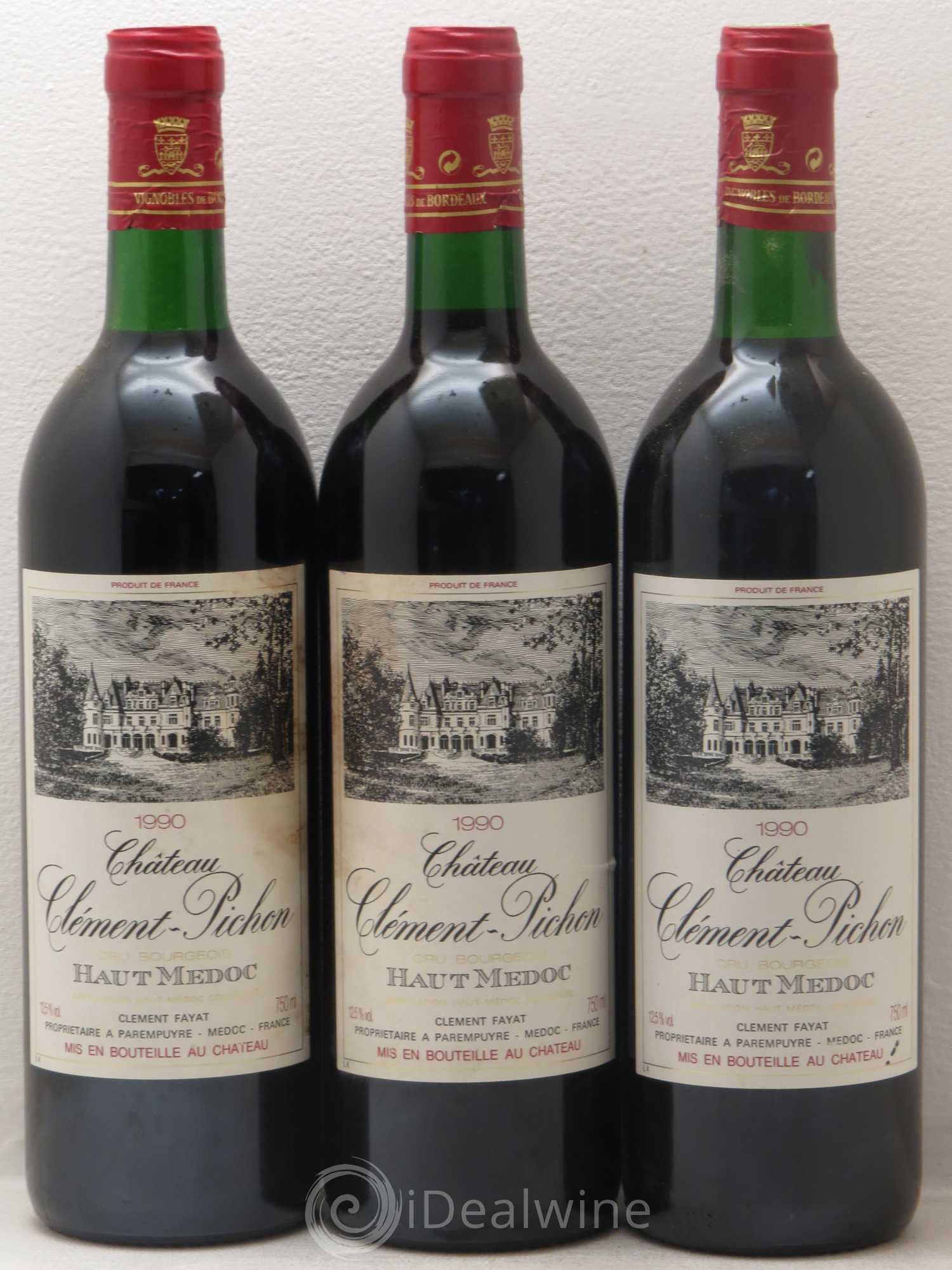 Château Clément-Pichon Cru Bourgeois 1990 - Lot de 6 bouteilles - 2