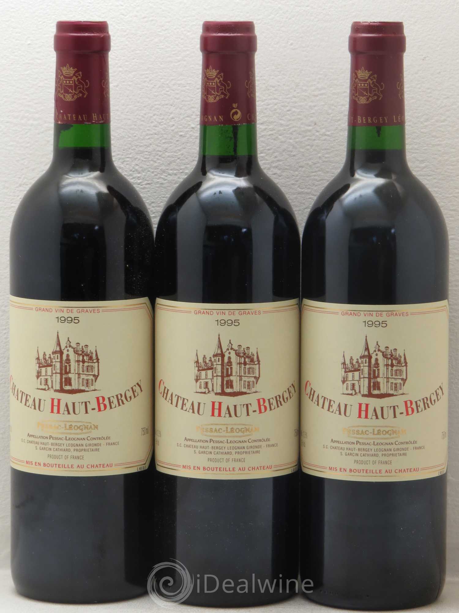 Château Haut-Bergey 1995 - Lot de 12 bouteilles - 1