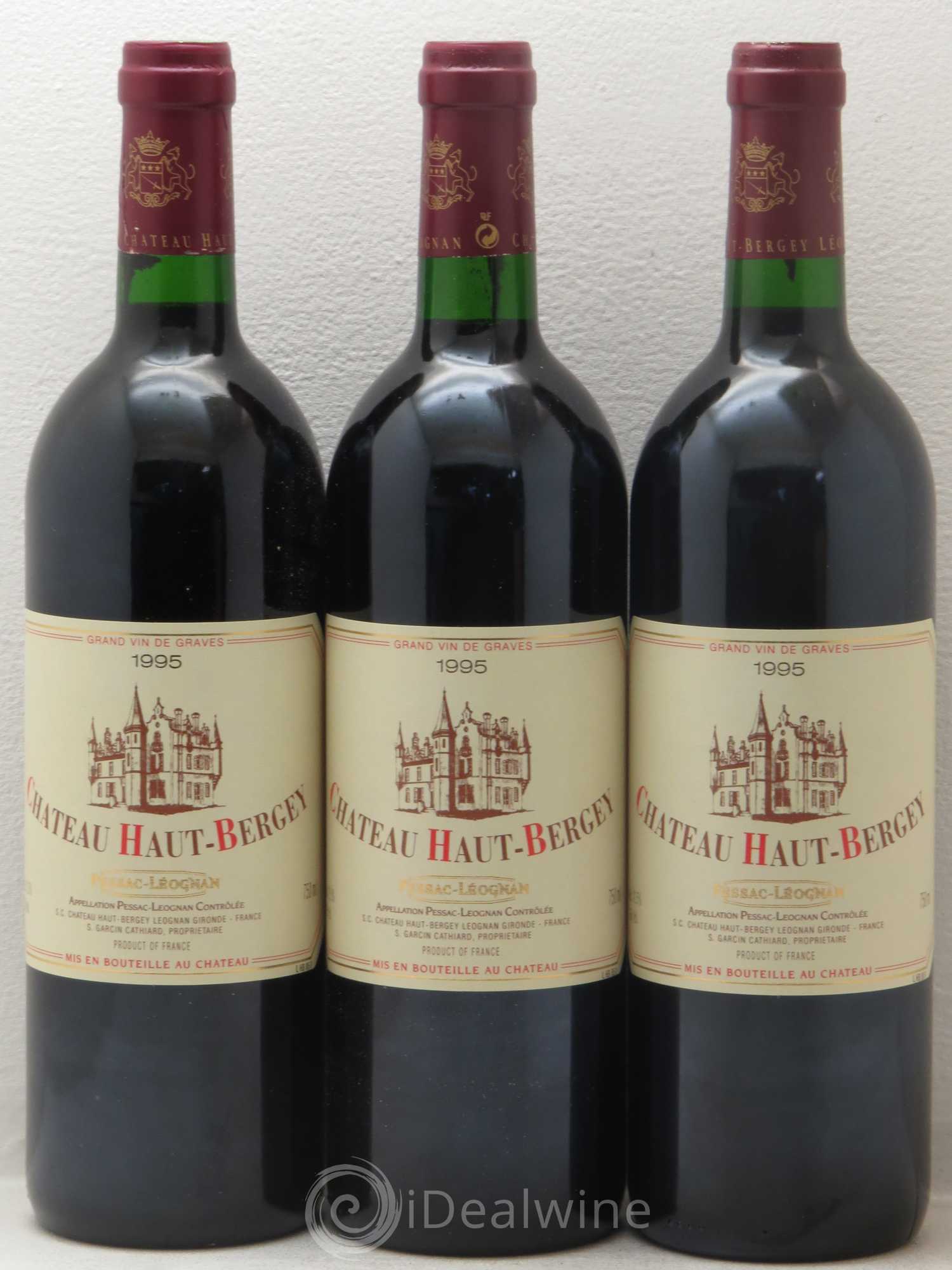 Château Haut-Bergey 1995 - Lot de 12 bouteilles - 4
