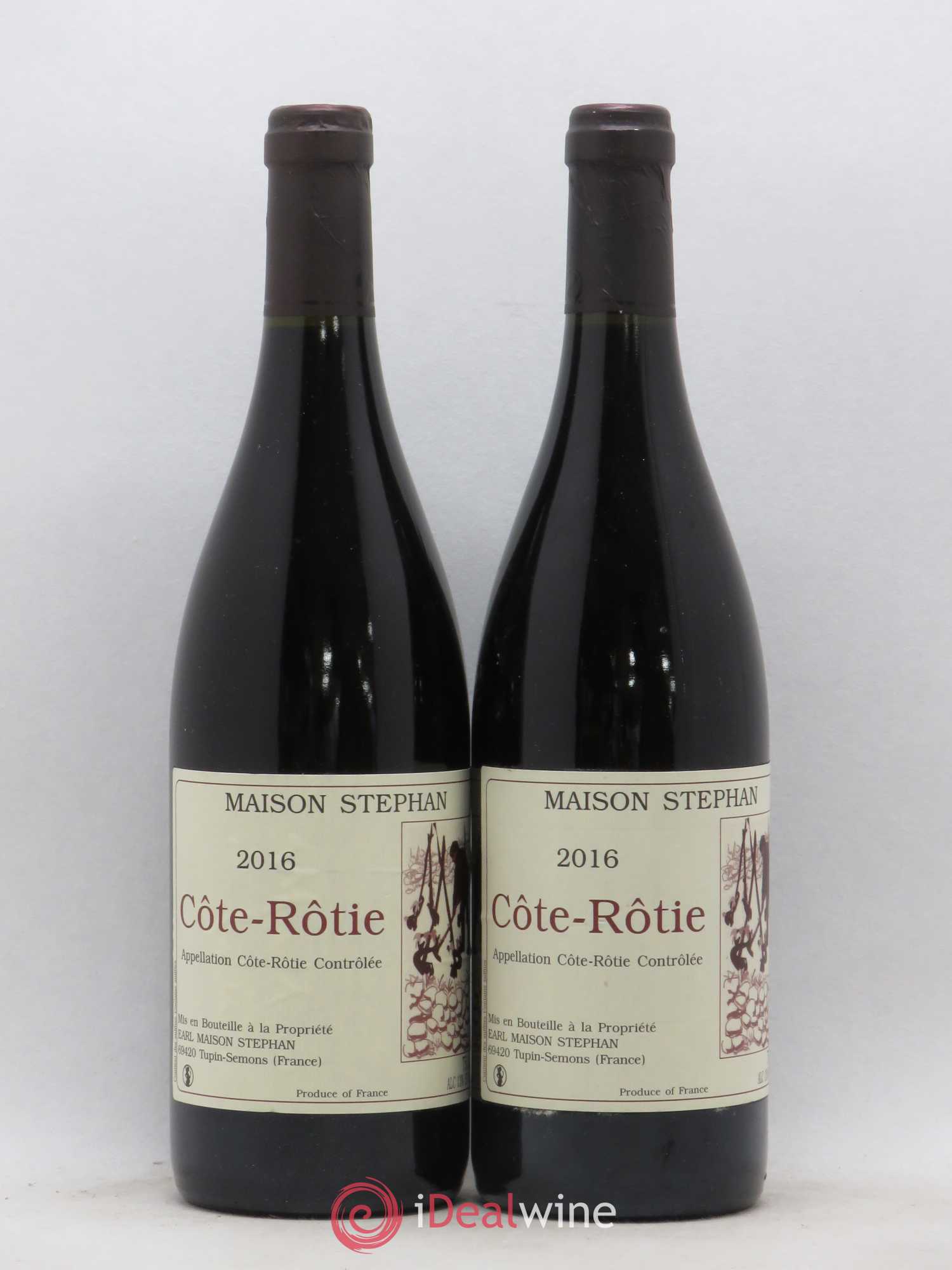 Côte-Rôtie Jean-Michel Stephan 2016 - Lot de 2 bouteilles - 0
