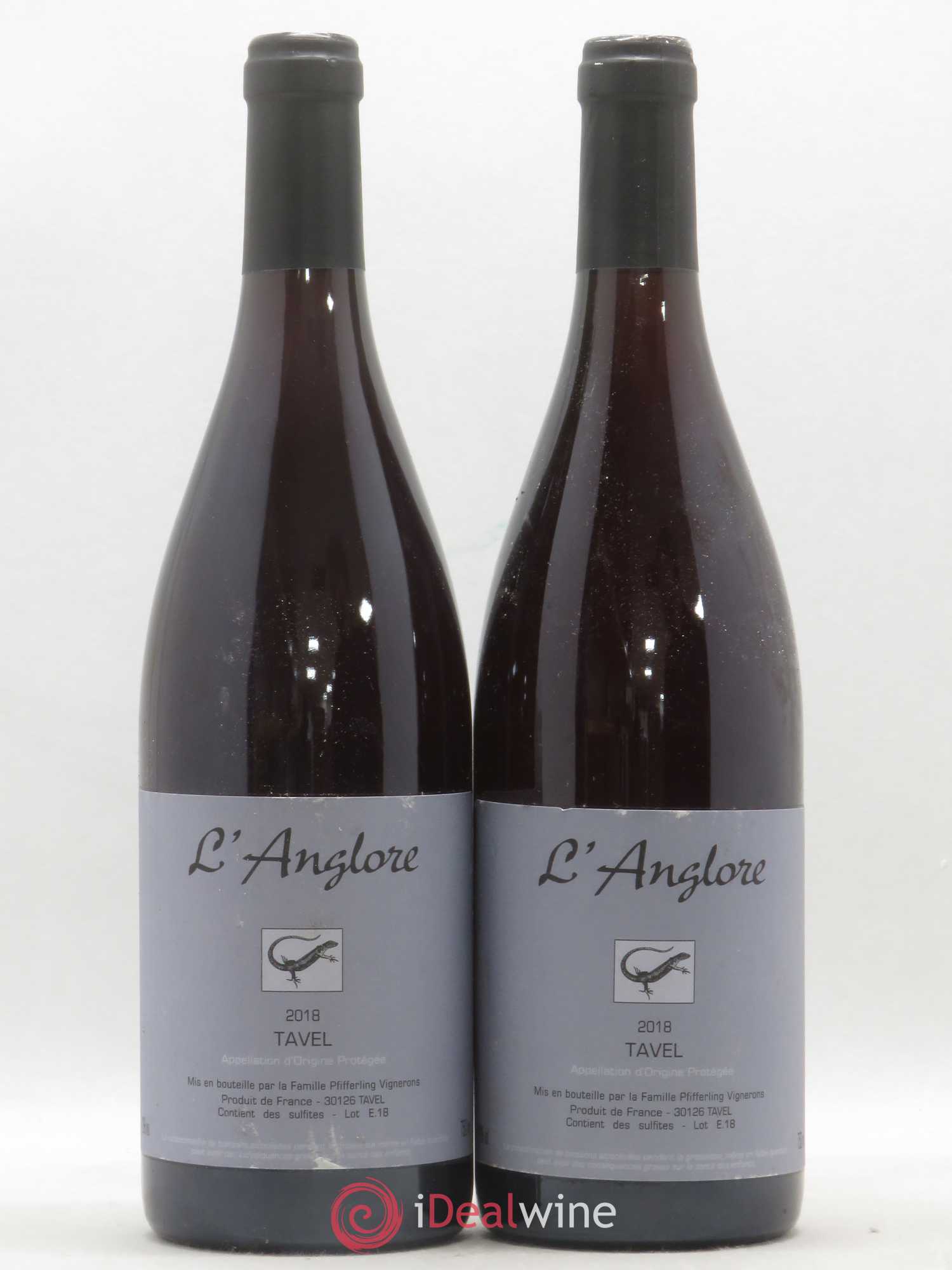 Tavel L'Anglore 2018 - Posten von 2 Flaschen - 0