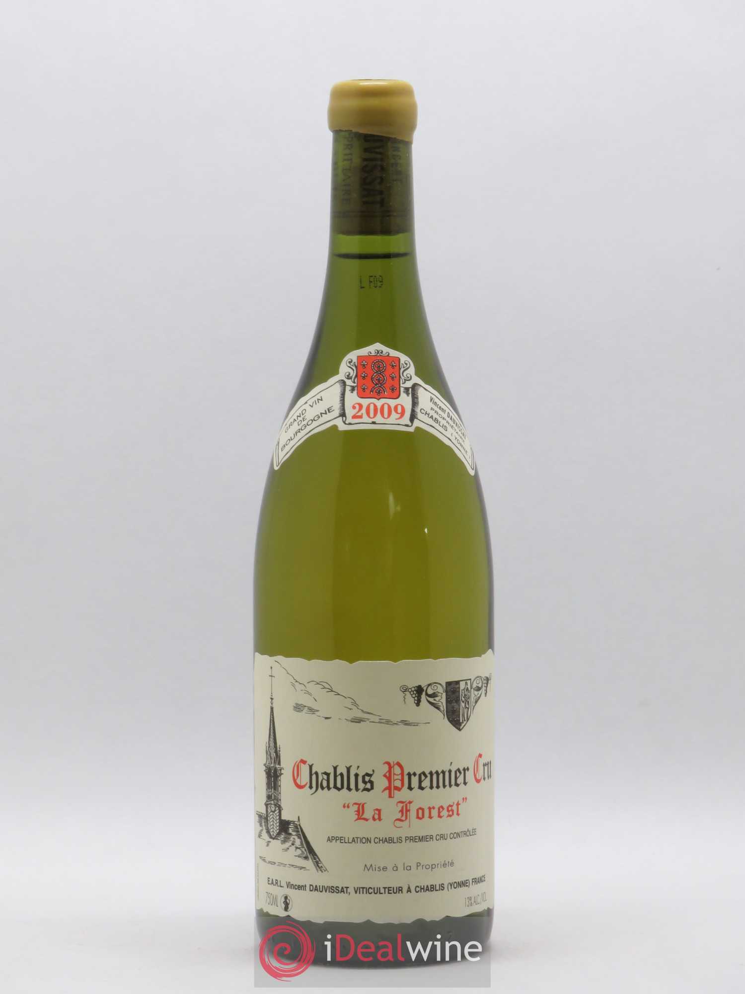 Chablis 1er Cru La Forest Vincent Dauvissat (Domaine) 2009 - Lot de 1 bouteille - 0