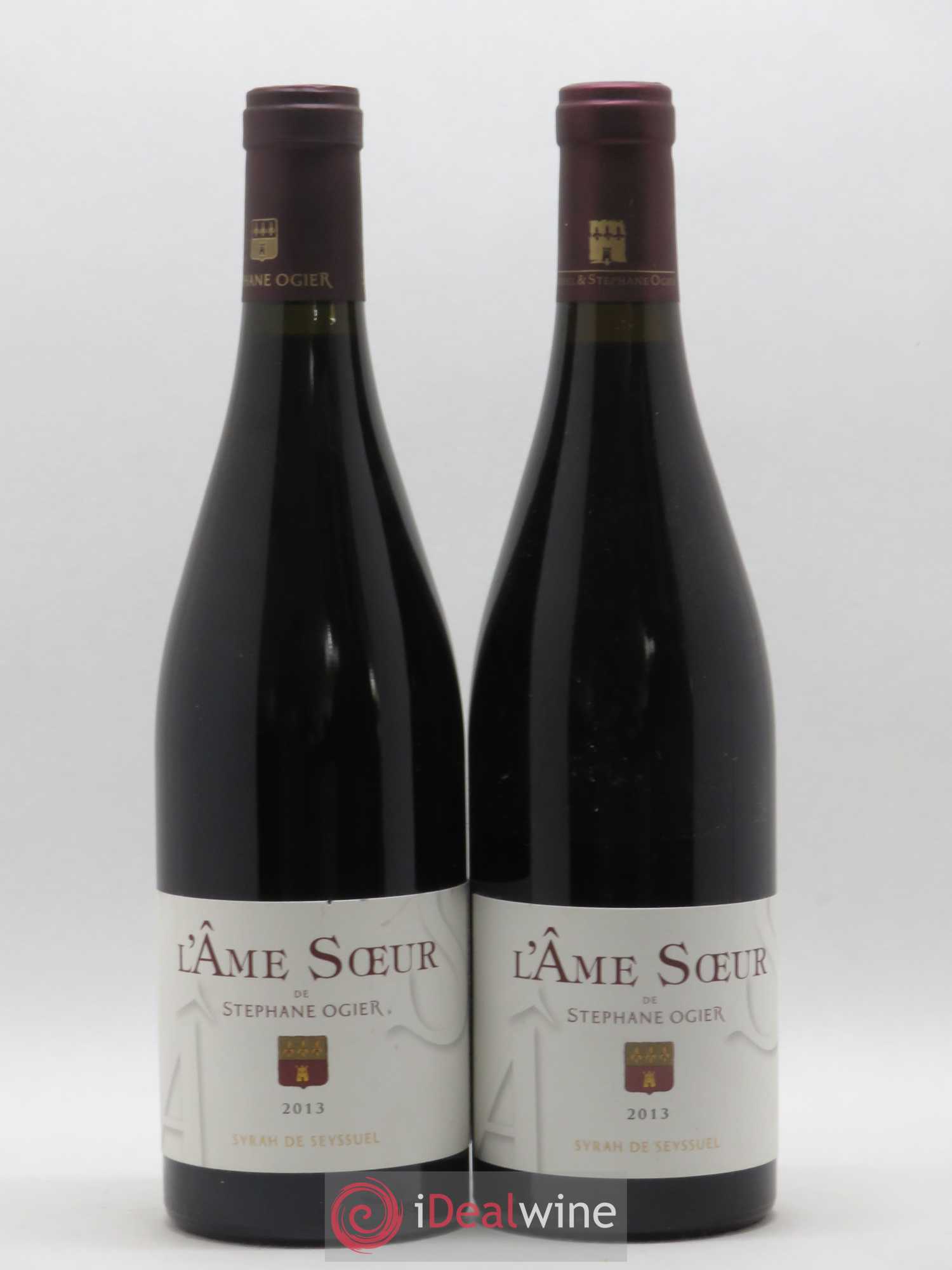Collines Rhodaniennes L'Ame Soeur Syrah de Seyssuel Stéphane Ogier 2013 - Lot de 2 bouteilles - 0