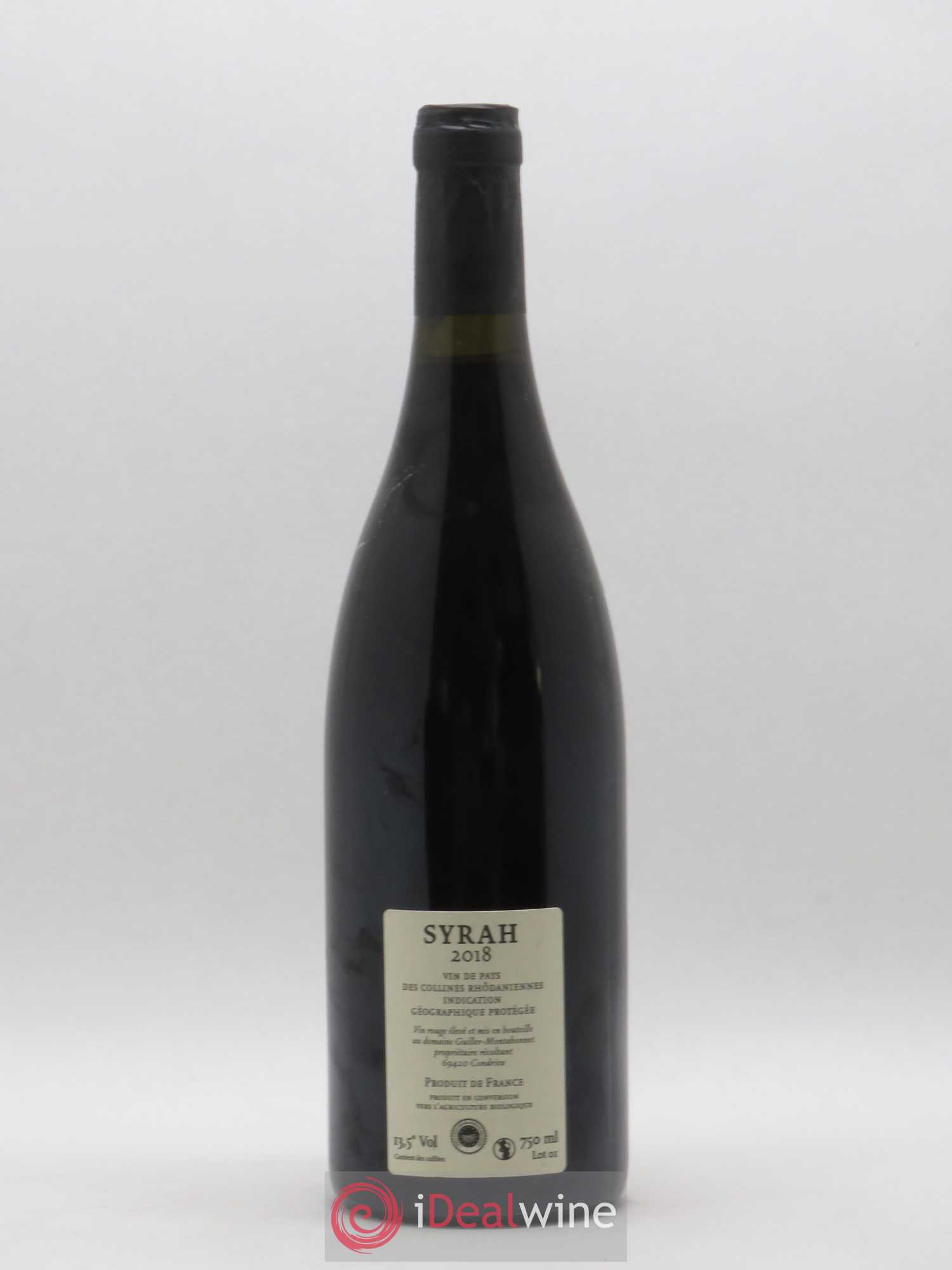 Collines Rhodaniennes Clos de la Bonnette Syrah Vieilles Vignes 2018 - Posten von 1 Flasche - 1