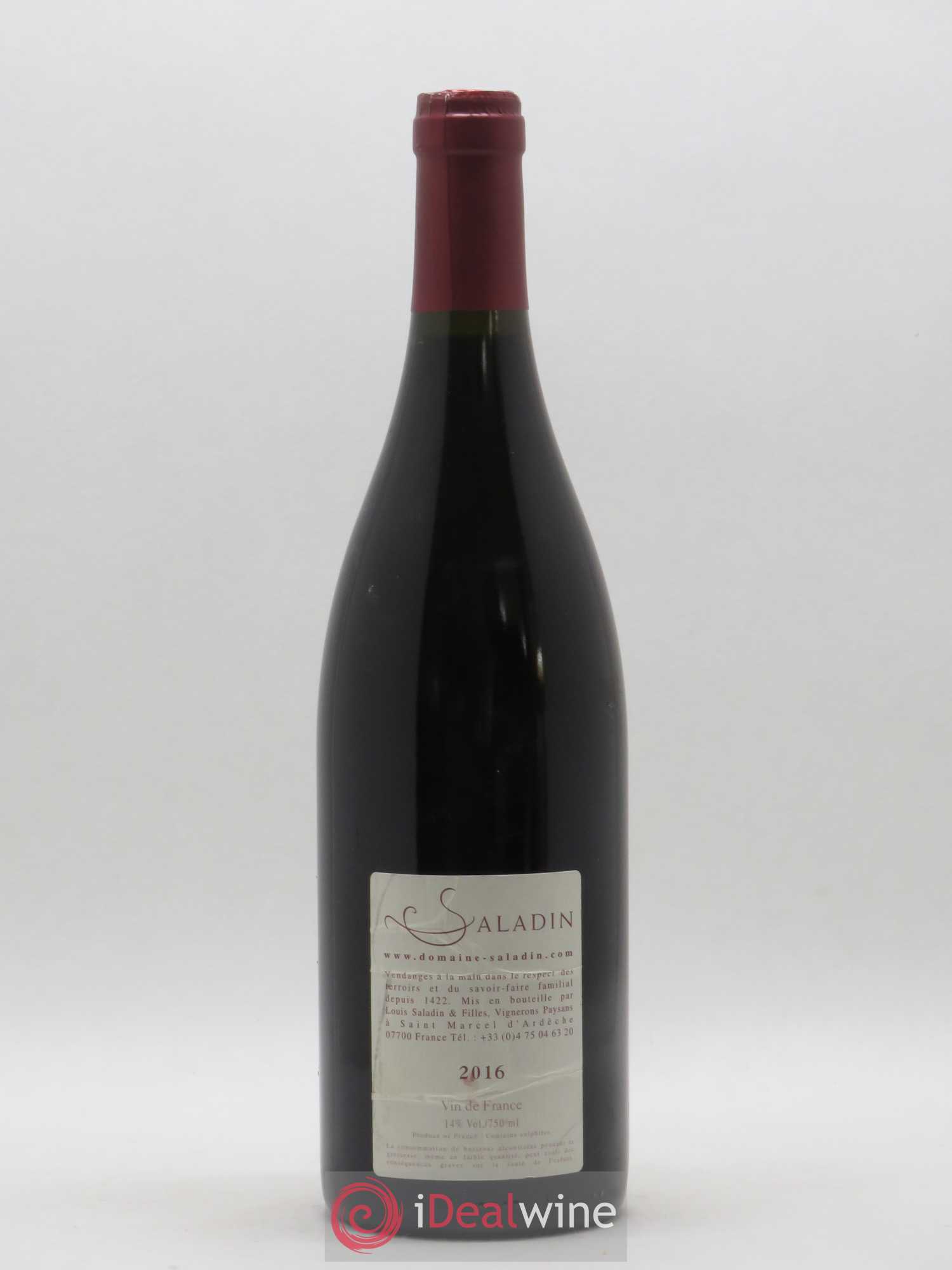 Vin de France Haut Brissan Domaine Saladin 2016 - Lot de 1 bouteille - 1