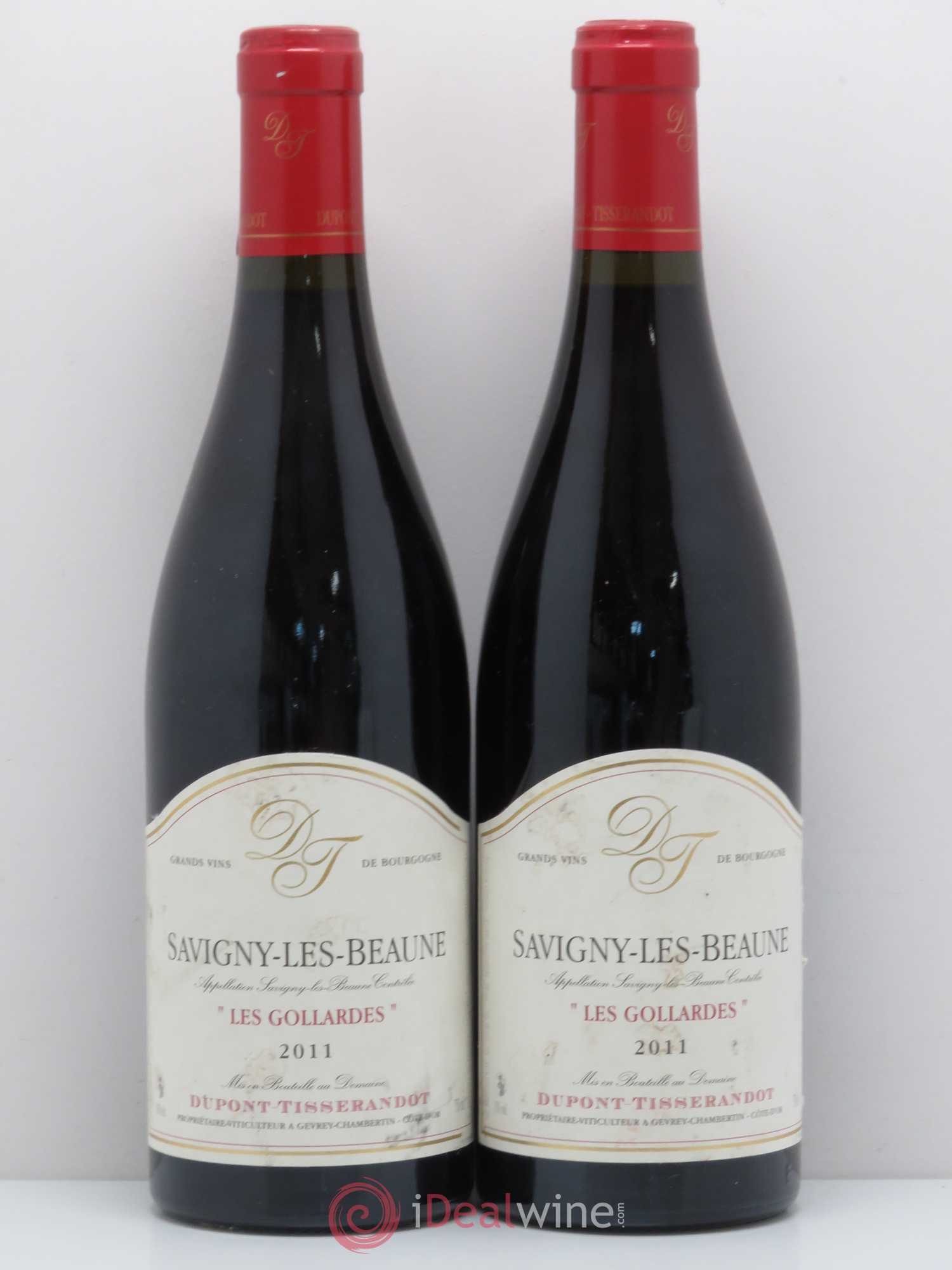 Savigny-lès-Beaune Les Gollardes Domaine Dupont-Tisserandot 2011 - Lot de 2 bouteilles - 0