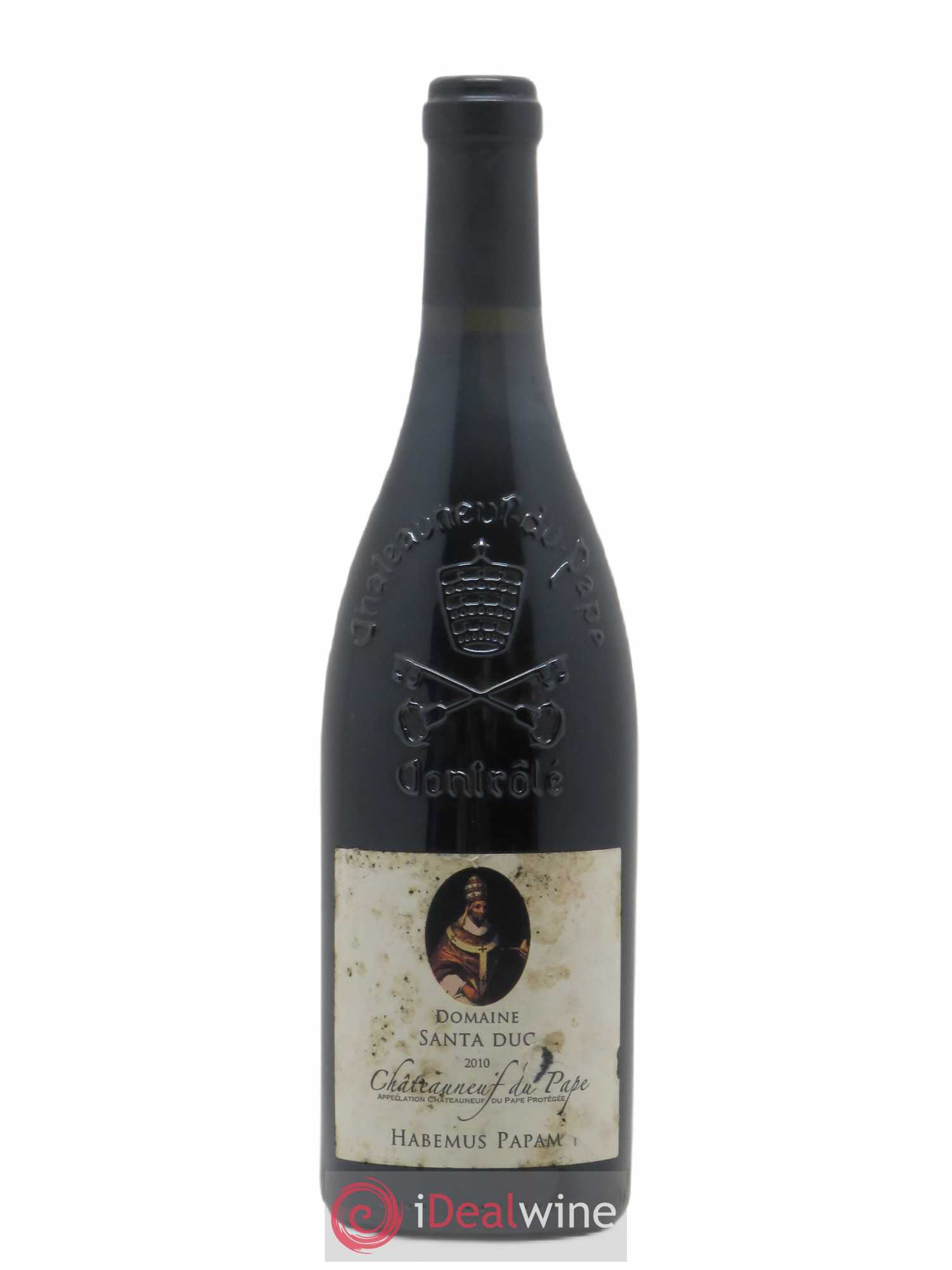 Châteauneuf-du-Pape Santa Duc (Domaine) Habemus Papam Famille Gras 2010 - Lot de 1 bouteille - 0
