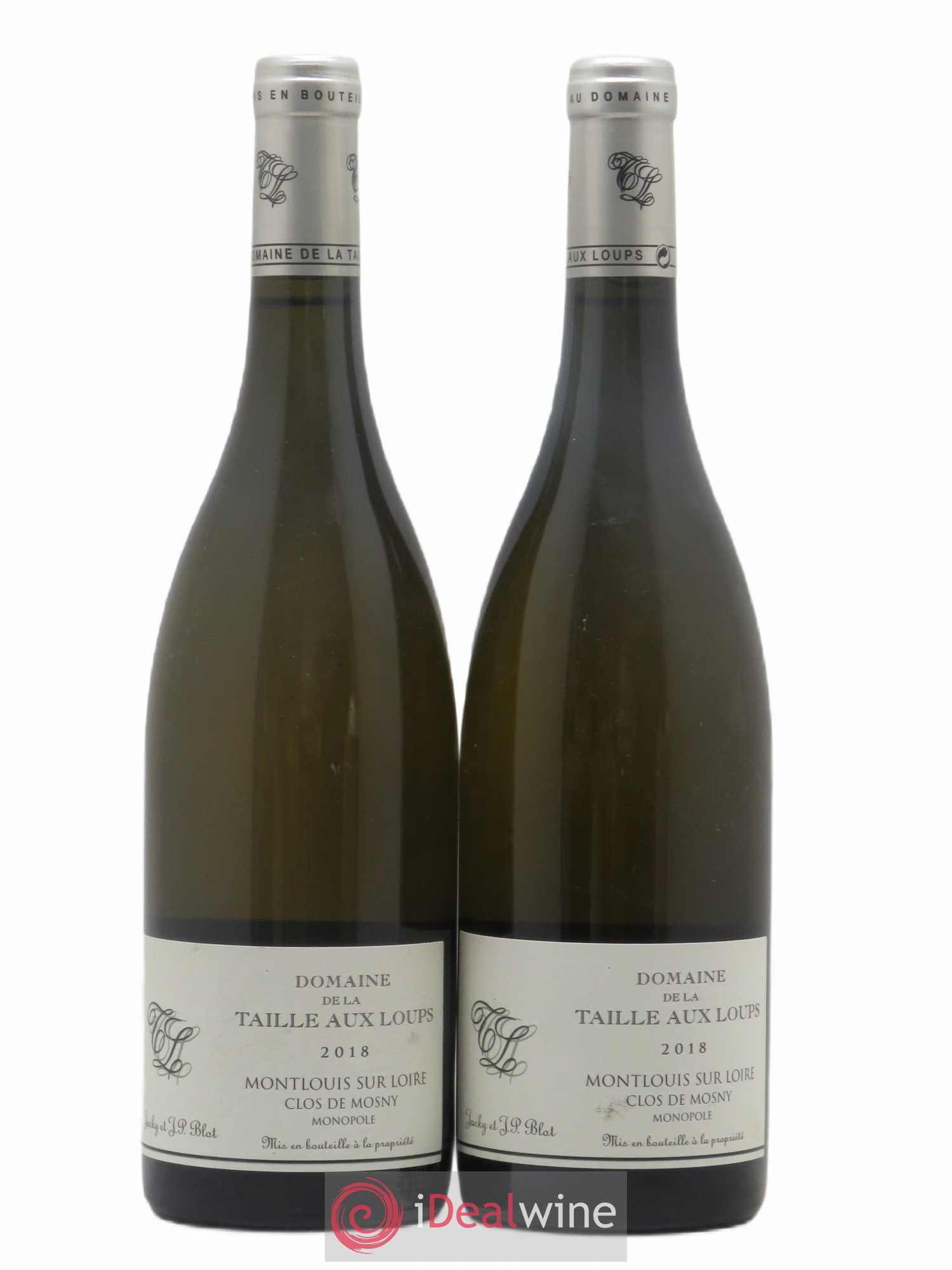 Montlouis-sur-Loire Clos de Mosny La Taille aux Loups - Jacky Blot 2018 - Lot de 2 bouteilles - 0