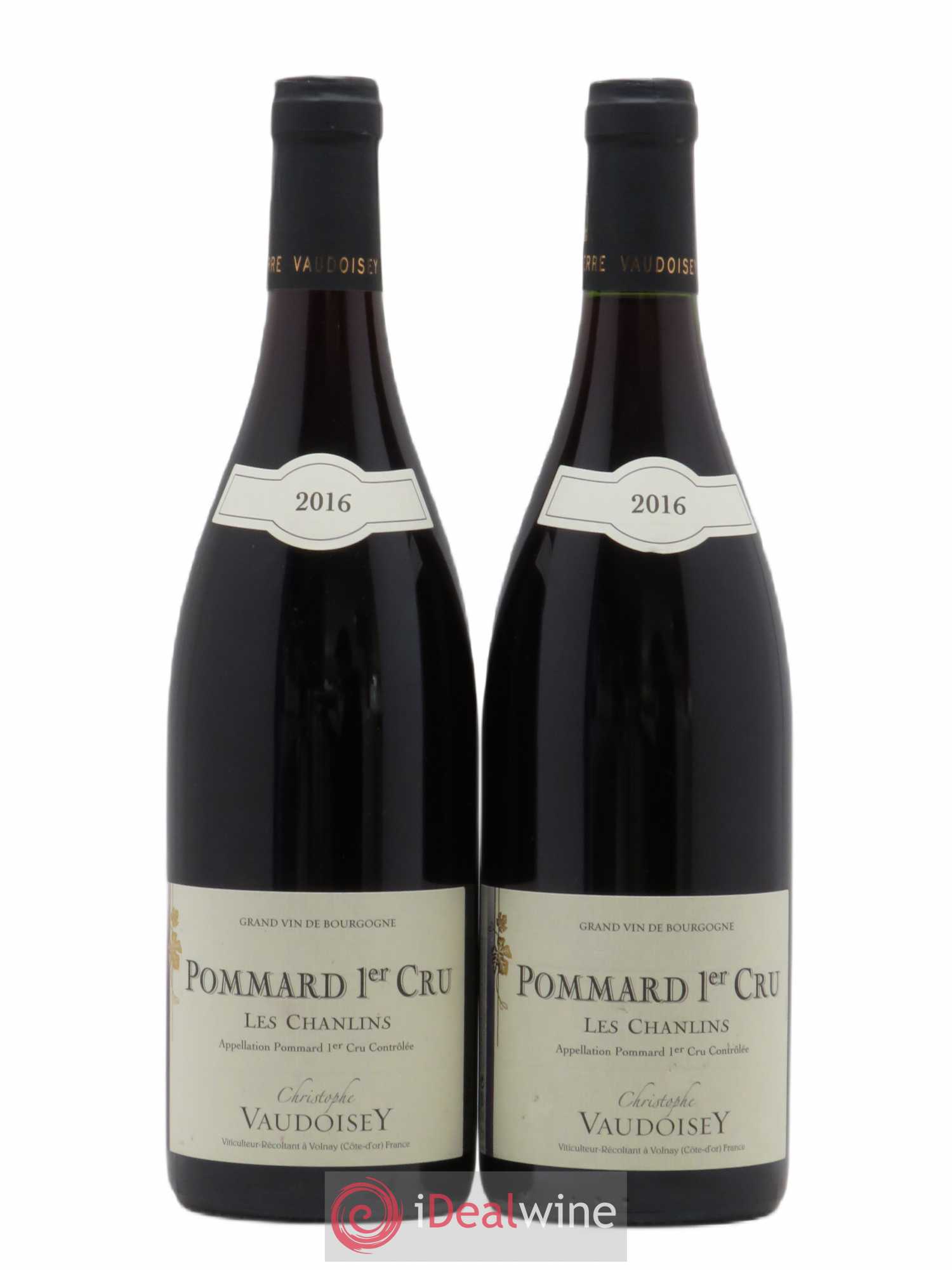 Pommard 1er Cru Les Chanlins Domaine Vaudoisey 2017 - Lot de 2 bouteilles - 0