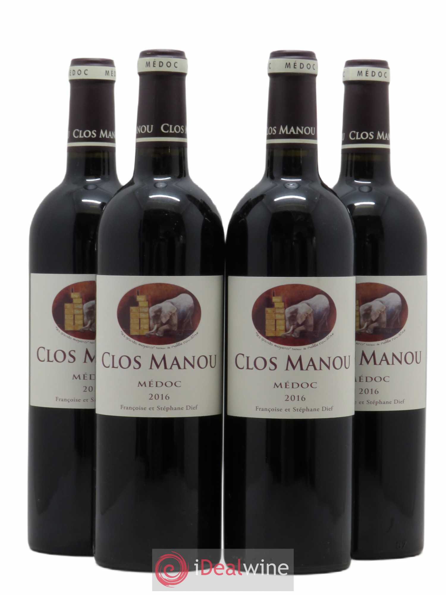 Clos Manou 2016 - Posten von 4 Flaschen - 0