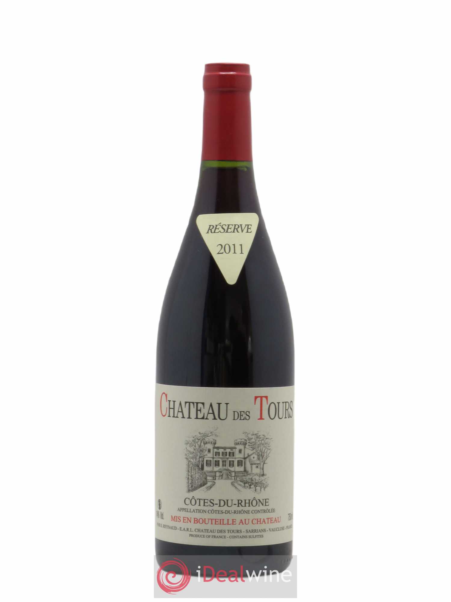 Côtes-du-Rhône Château des Tours Emmanuel Reynaud 2011 - Lot de 1 bouteille - 0