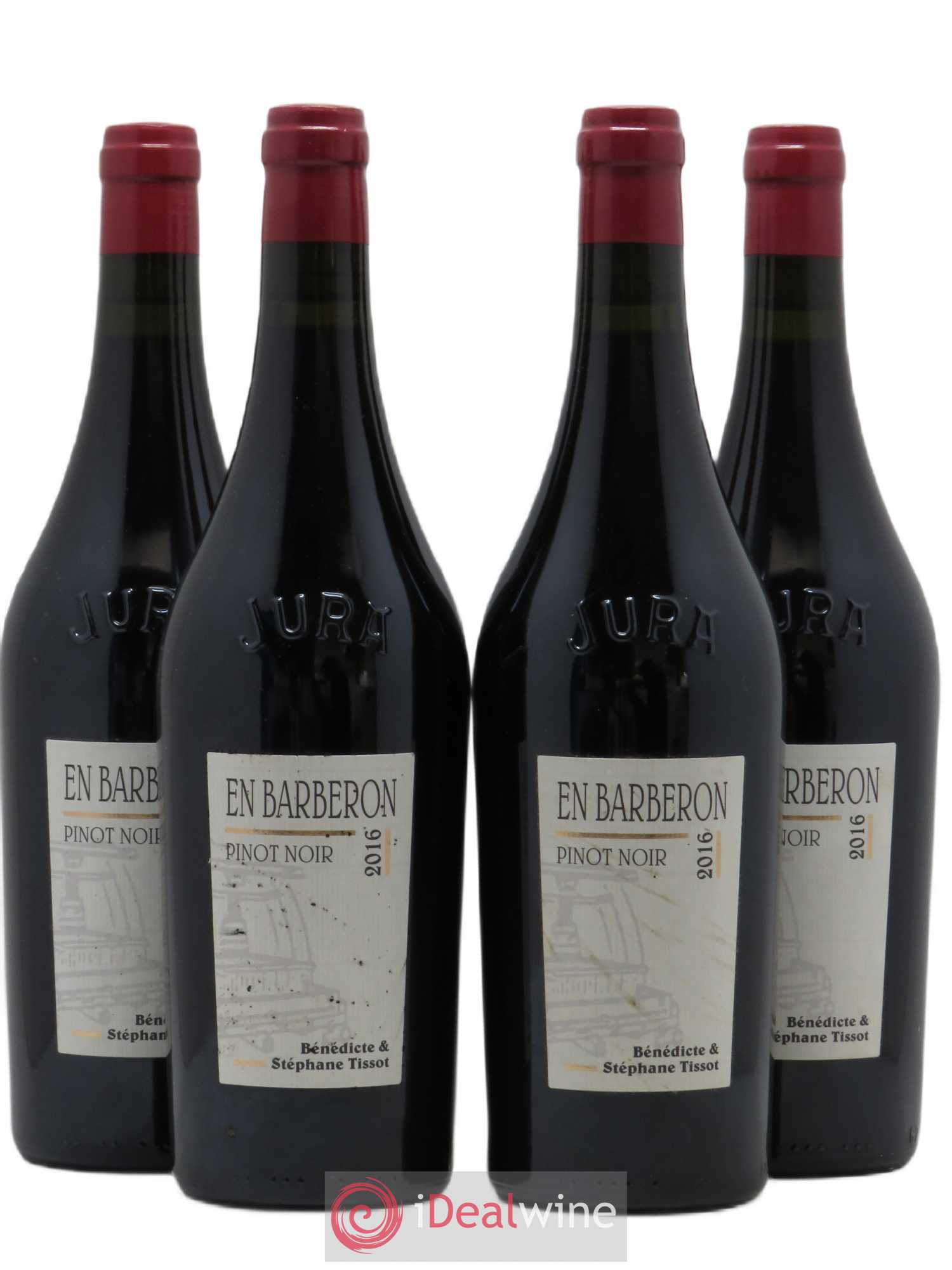 Côtes du Jura En Barberon Bénédicte et Stéphane Tissot 2016 - Lot de 4 bouteilles - 0