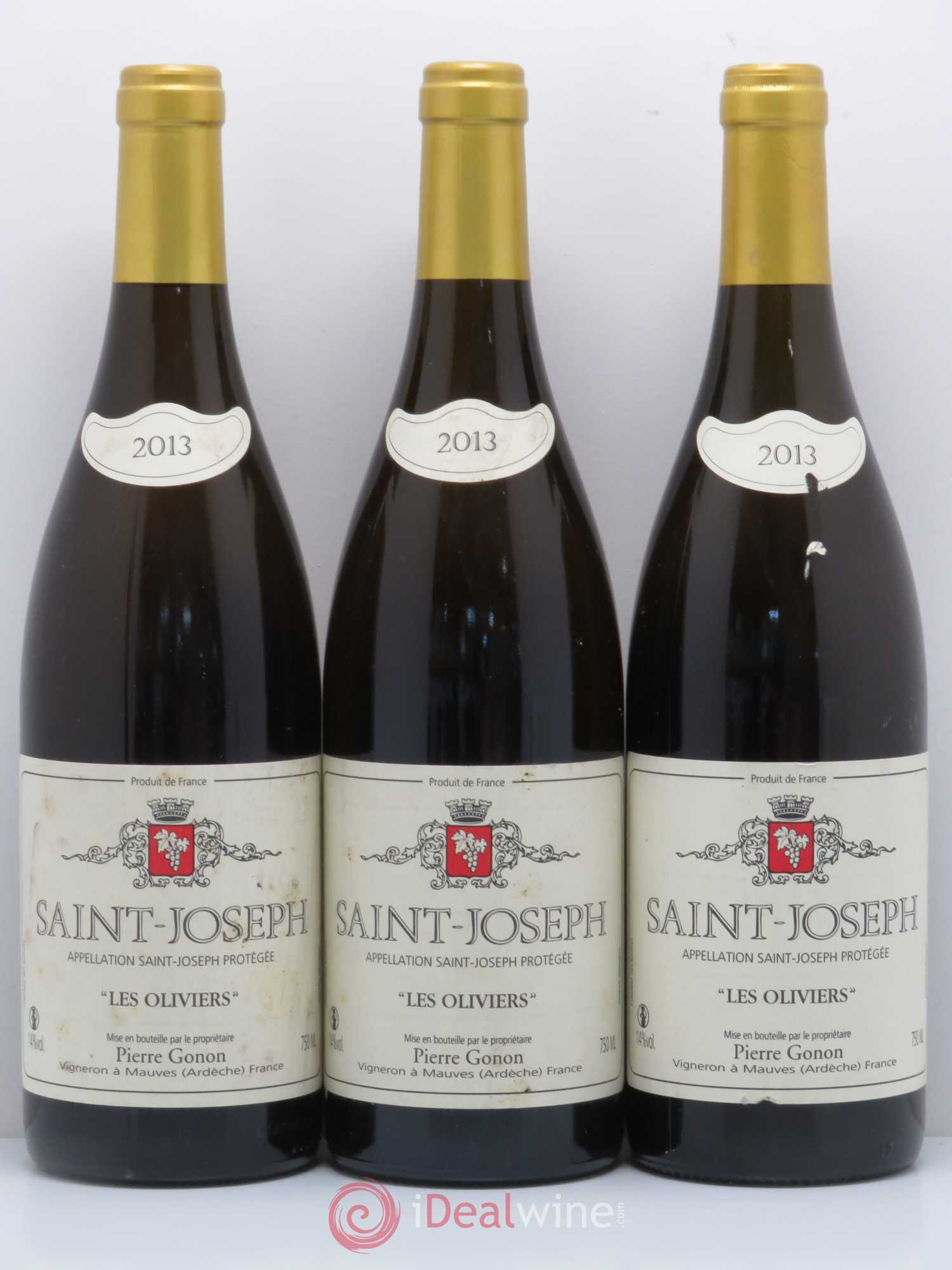Saint-Joseph Les Oliviers Gonon (Domaine) 2013 - Lot de 3 bouteilles - 0