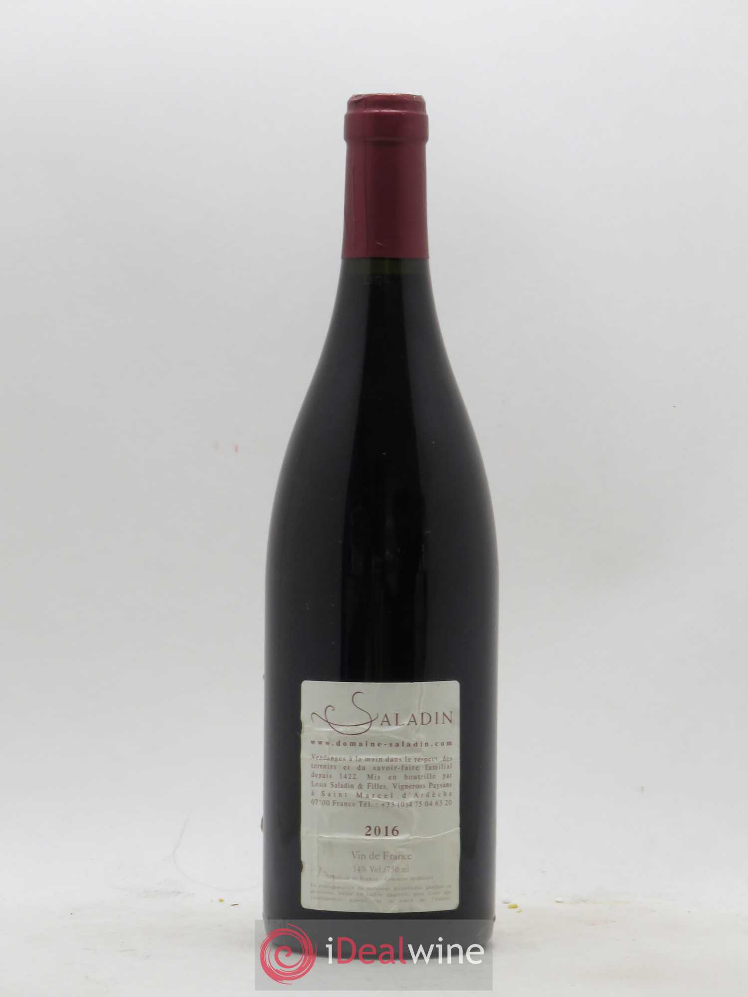 Vin de France Haut Brissan Domaine Saladin 2016 - Lot de 1 bouteille - 1