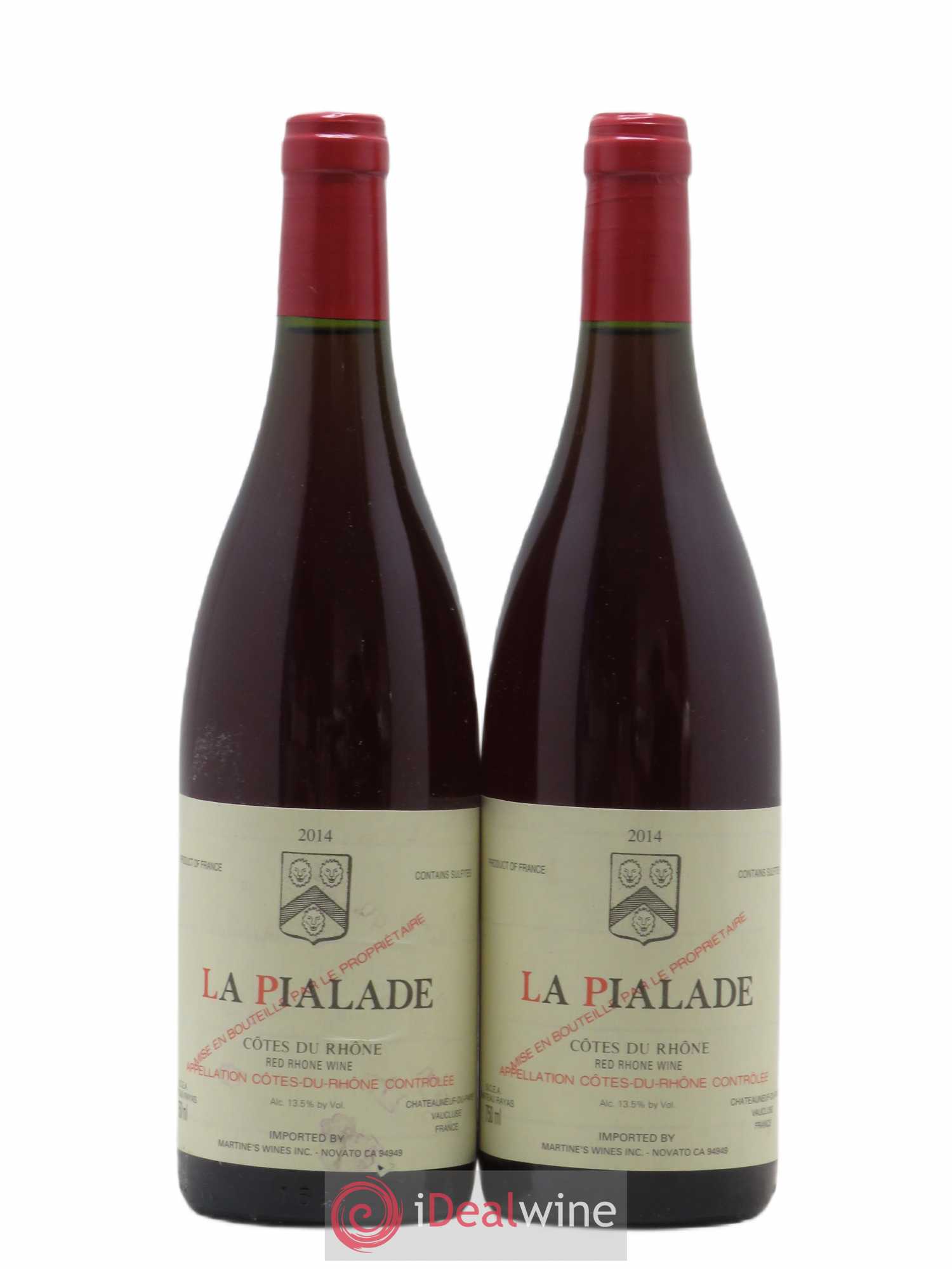Côtes-du-Rhône La Pialade Emmanuel Reynaud 2014 - Lot de 2 bouteilles - 0