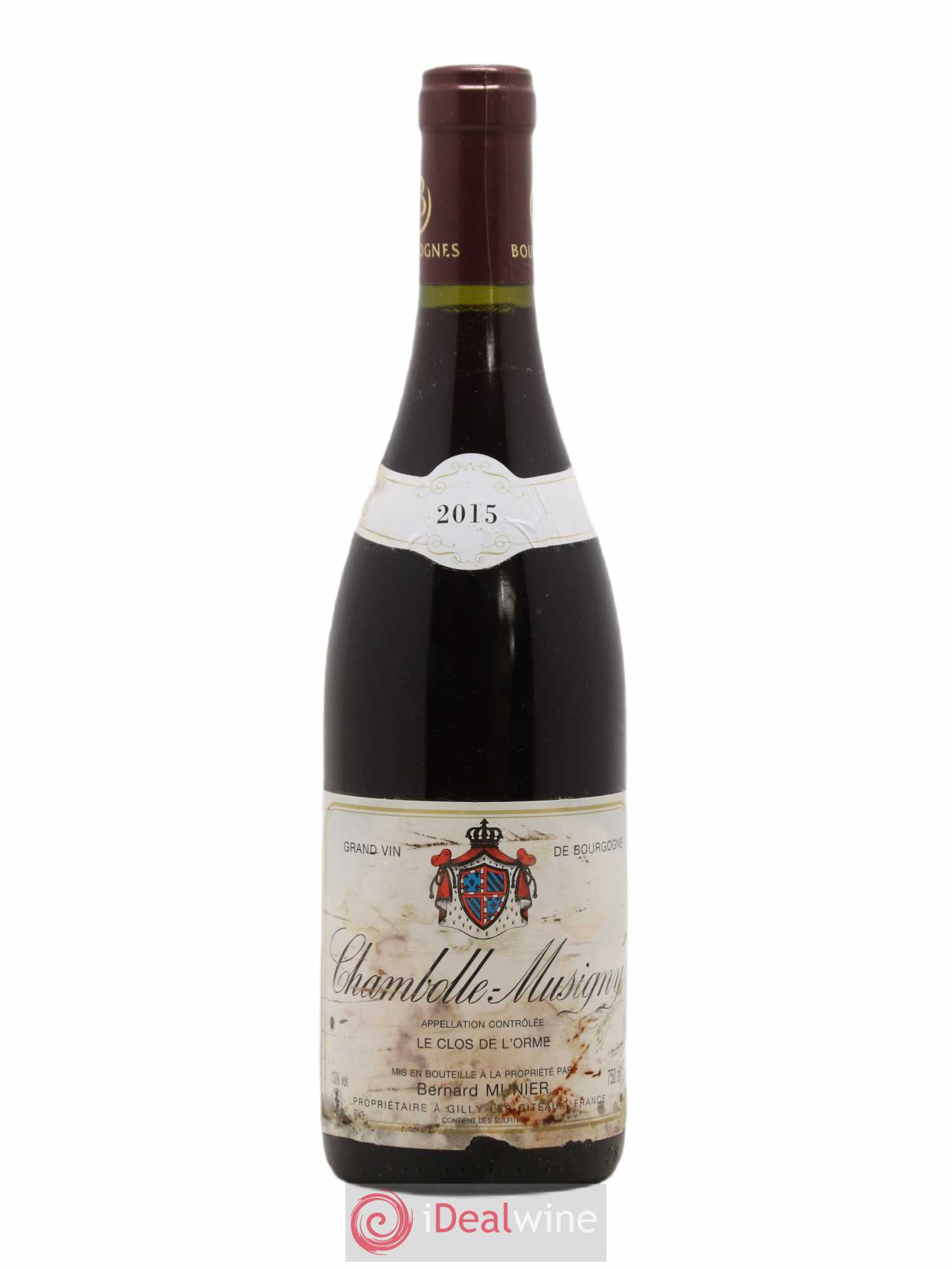 Chambolle-Musigny Bernard Munier Le Clos de l'Ormes 2015 - Posten von 1 Flasche - 0