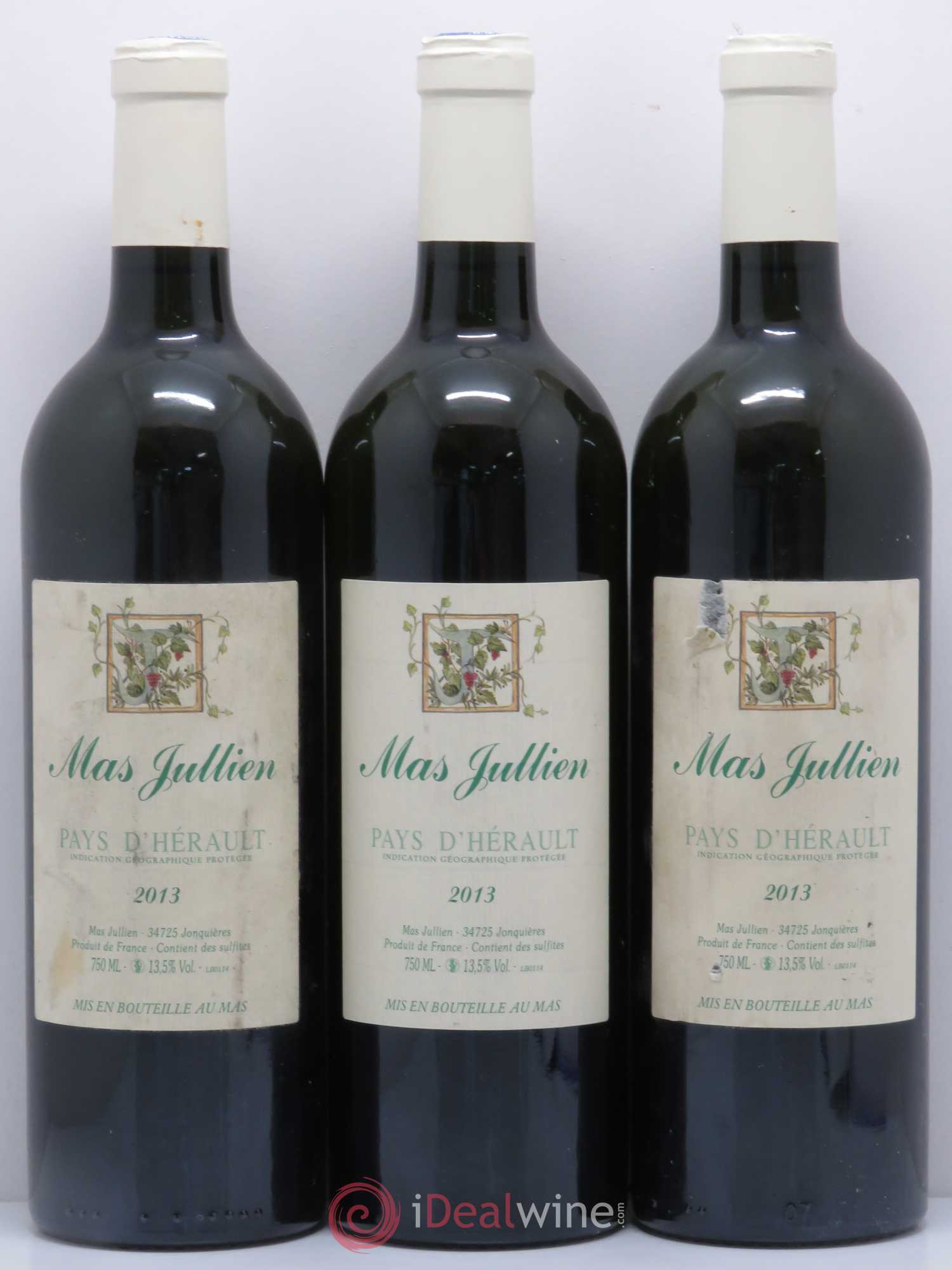 Pays d'Hérault Mas Jullien Olivier Jullien 2013 - Lot de 6 bouteilles - 2