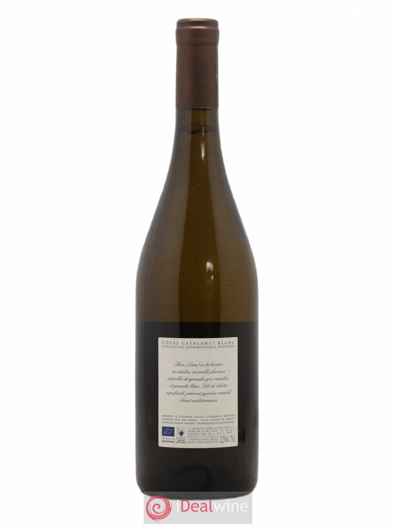 Côtes Catalanes Roc des Anges Llum Marjorie et Stéphane Gallet 2019 - Lot de 1 bouteille - 1