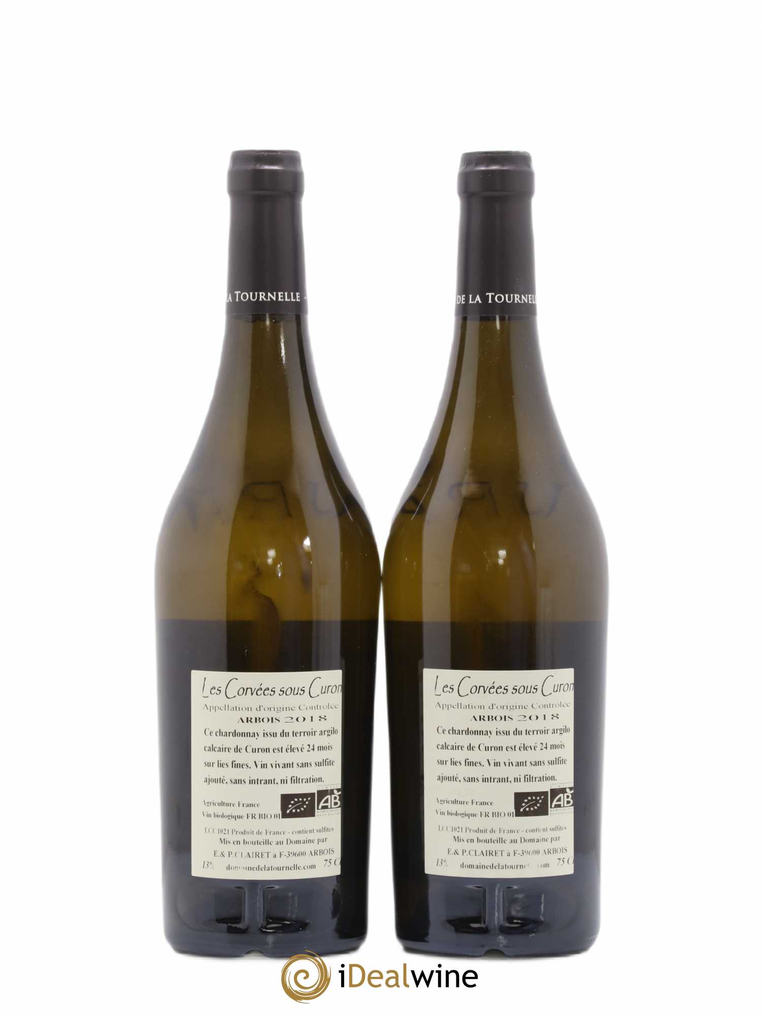Arbois Les Corvées sous Curon Domaine de la Tournelle 2018 - Lot de 2 bouteilles - 1