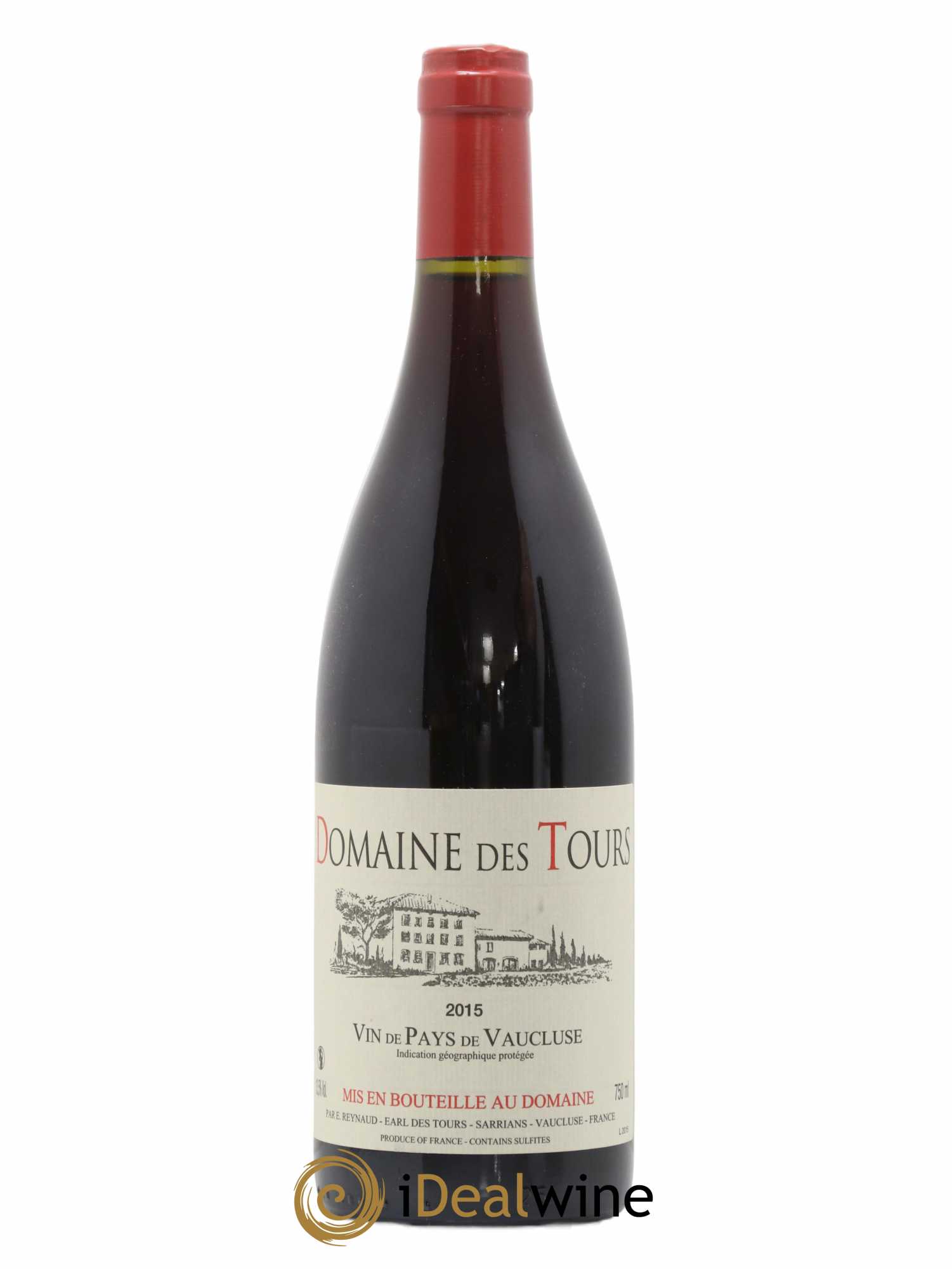 Vaucluse (Vin de Pays de Vaucluse) Domaine des Tours Emmanuel Reynaud 2015 - Lot de 1 bouteille - 0