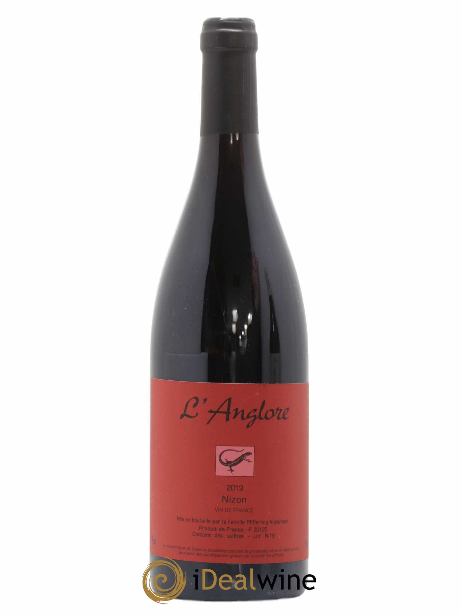Vin de France Nizon L'Anglore 2019 - Lot de 1 bouteille - 0