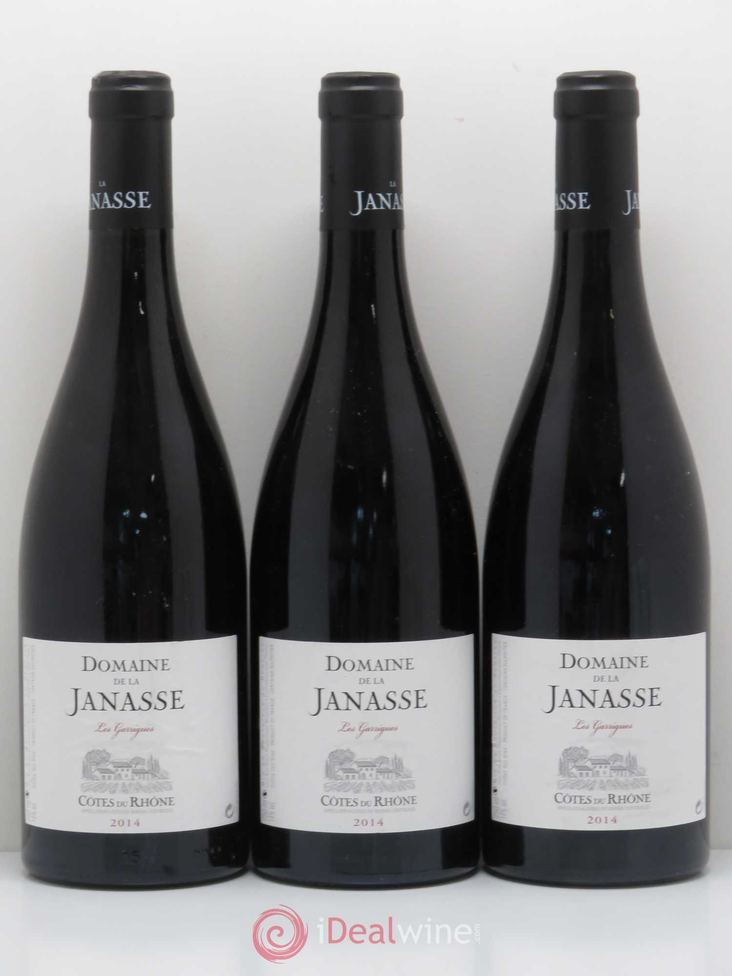 Côtes-du-Rhône Les Garrigues La Janasse 2014 - Posten von 3 Flaschen - 0