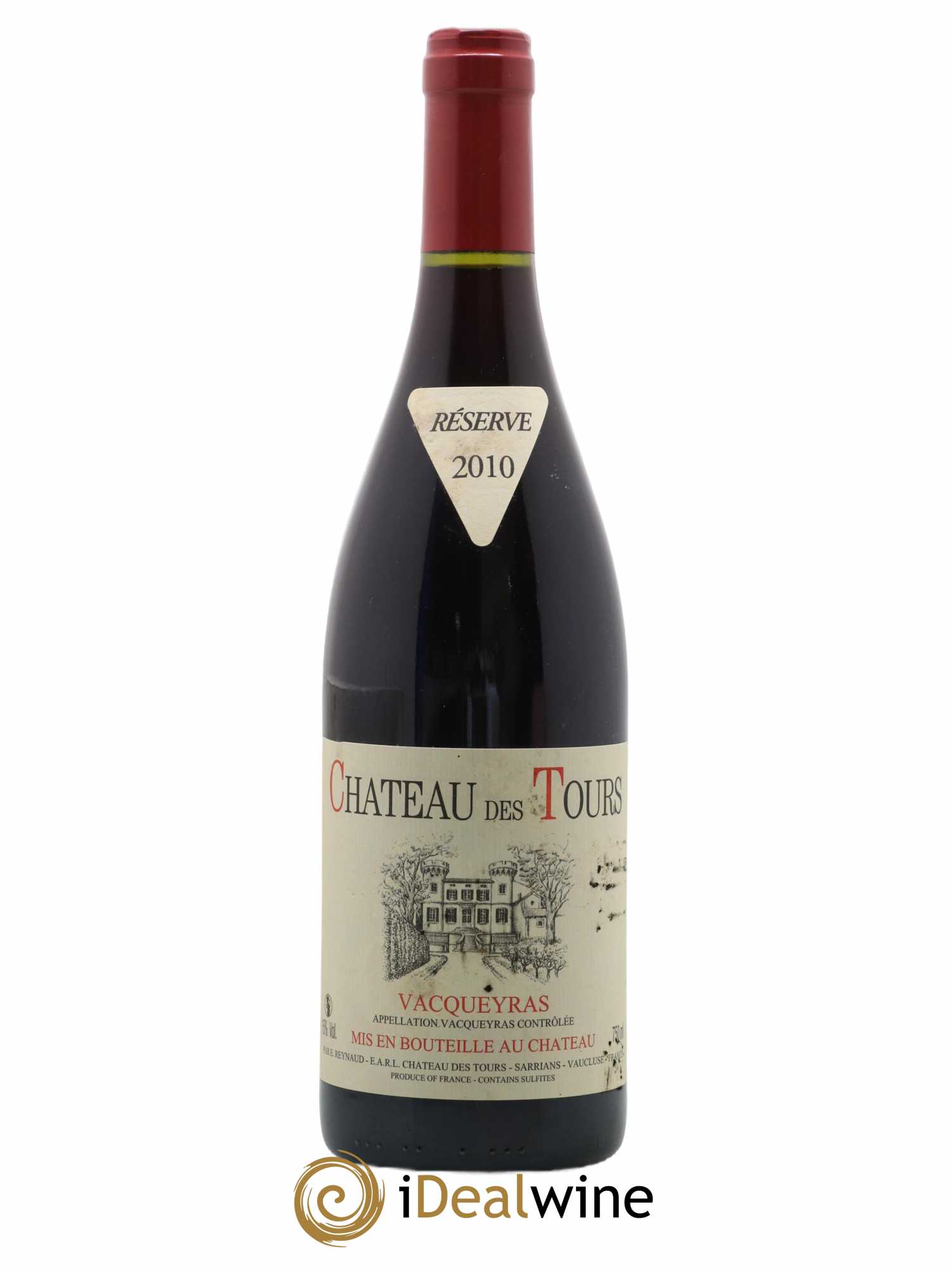 Vacqueyras Château des Tours Emmanuel Reynaud 2010 - Lot de 1 bouteille - 0
