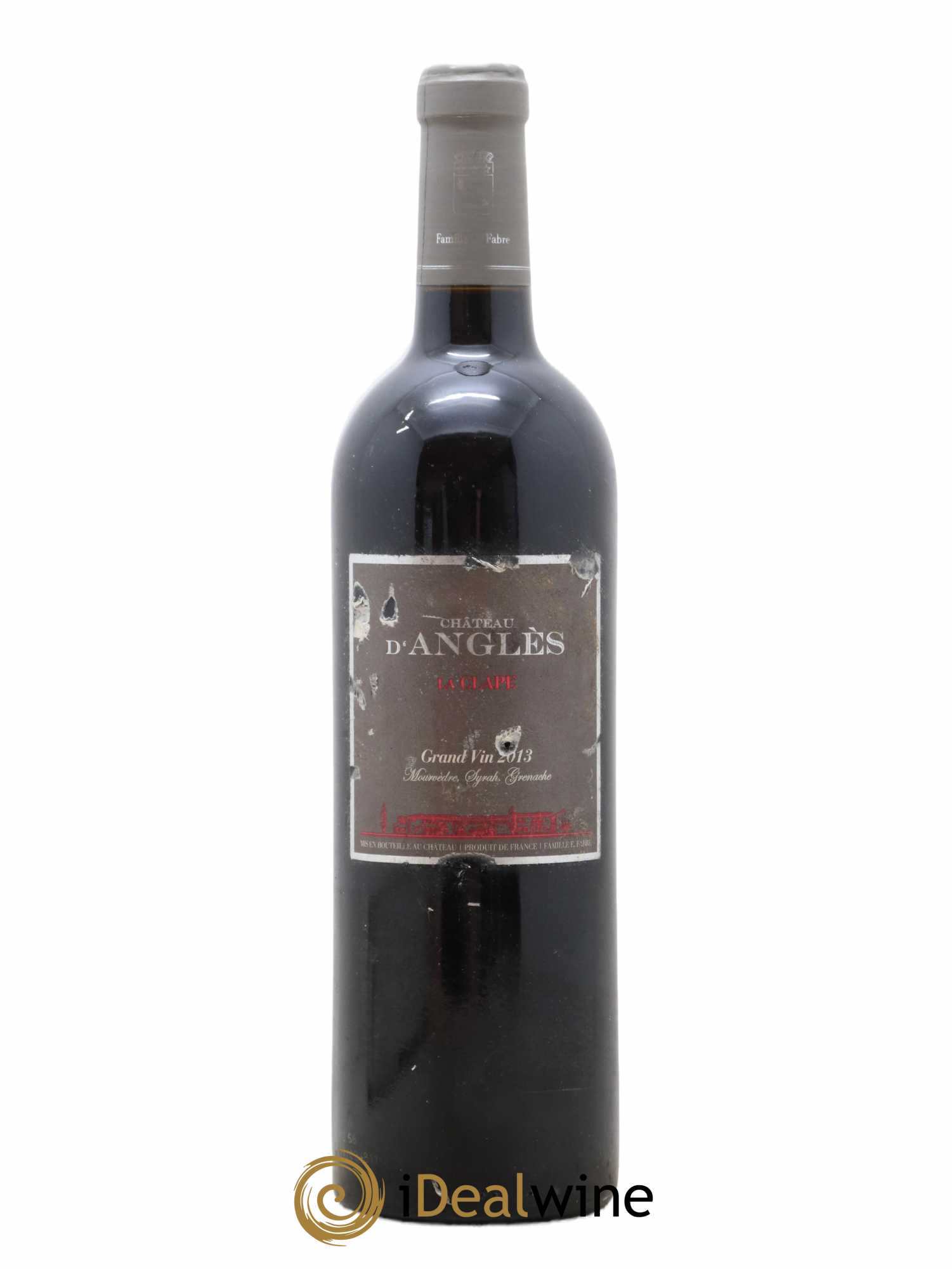 Coteaux du Languedoc La Clape Château d'Angles 2013 - Lot de 1 bouteille - 0