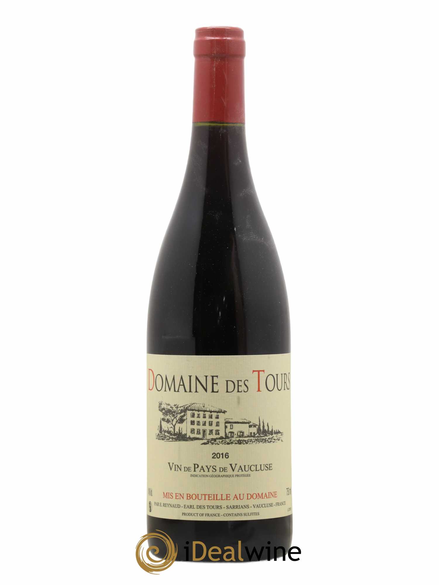 Vaucluse (Vin de Pays de Vaucluse) Domaine des Tours Emmanuel Reynaud 2016 - Lot de 1 bouteille - 0
