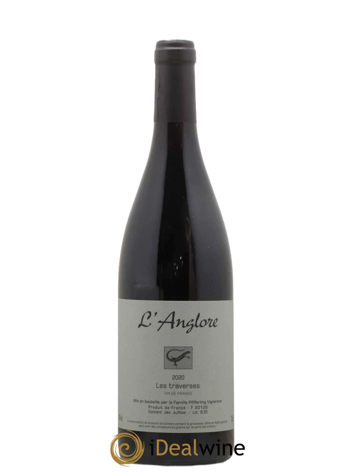 Vin de France Les Traverses L'Anglore 2020 - Lot de 1 bouteille - 0