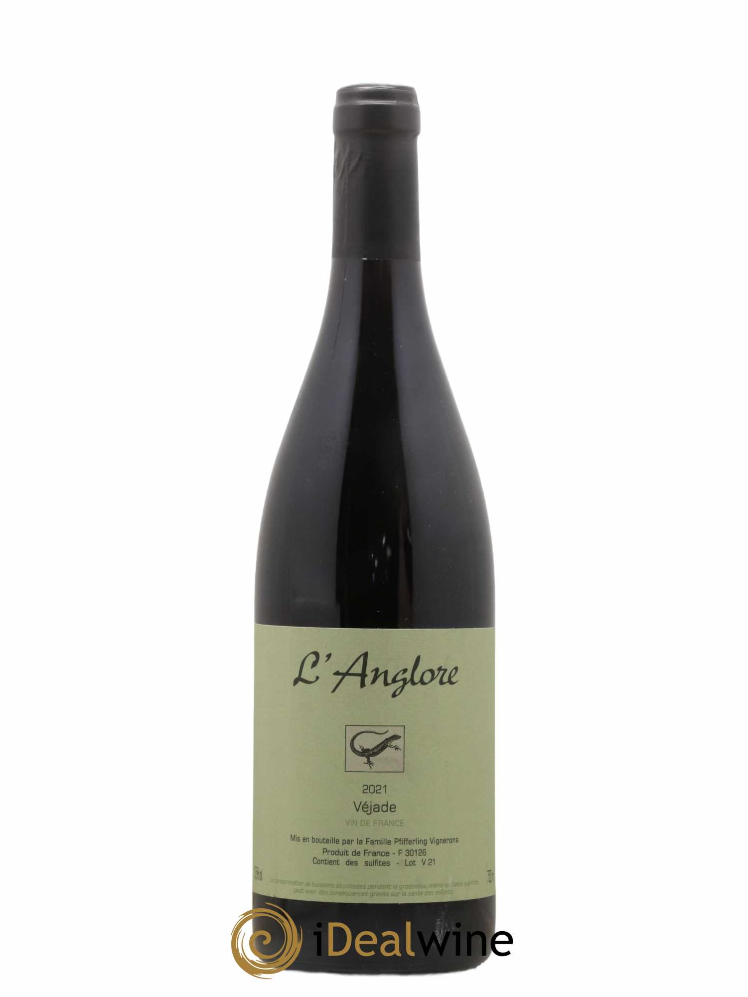 Vin de France Véjade L'Anglore 2021 - Lot de 1 bouteille - 0