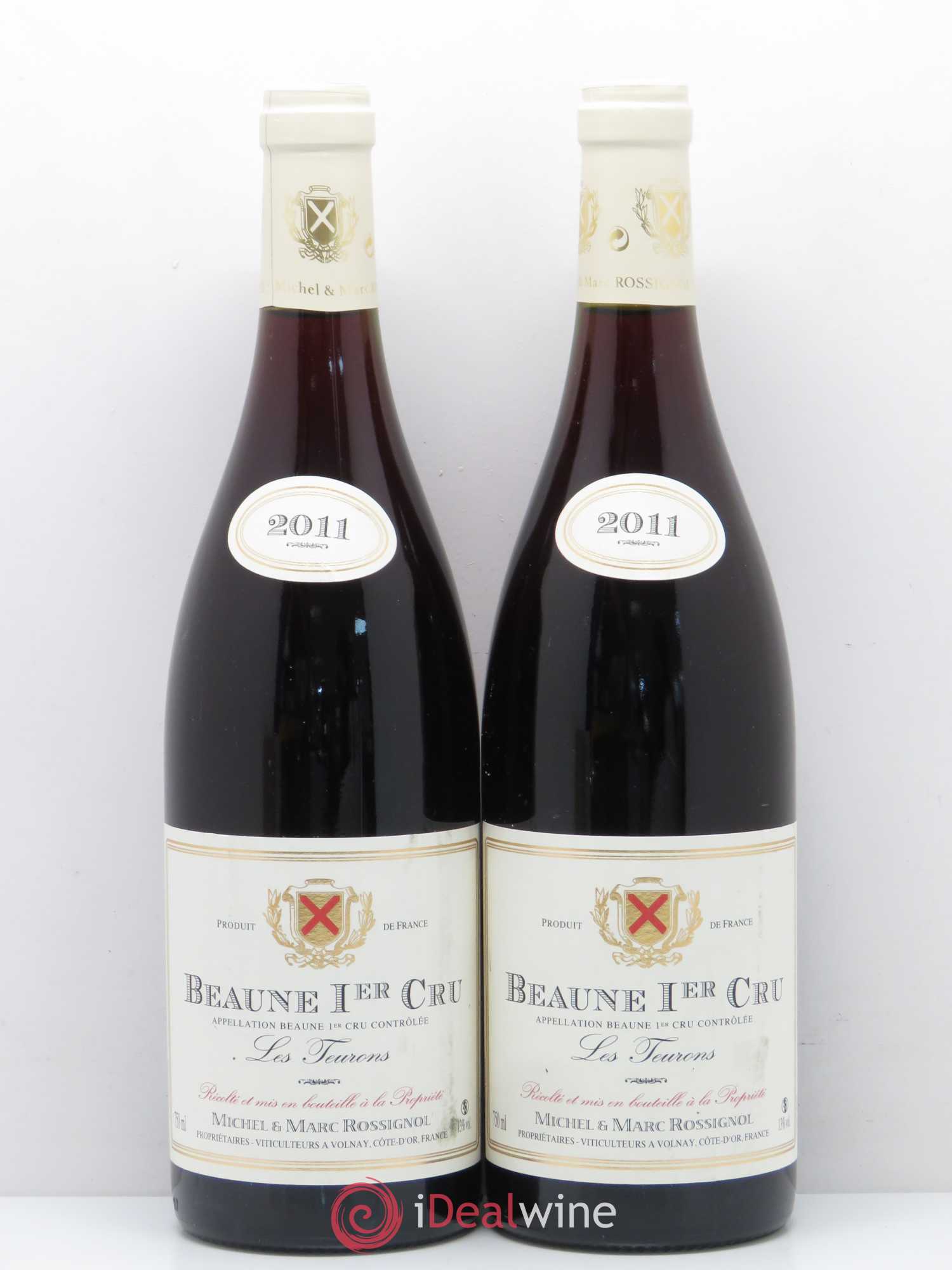 Beaune 1er Cru Michel et Marc Rossignol 2011 - Posten von 2 Flaschen - 0