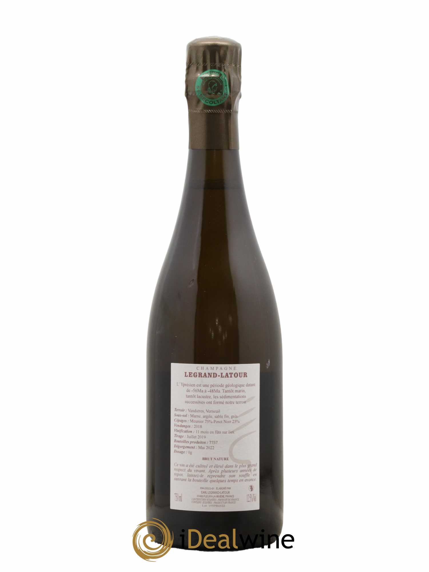 Yprésien Legrand Latour 2018 - Lot de 1 bouteille - 1