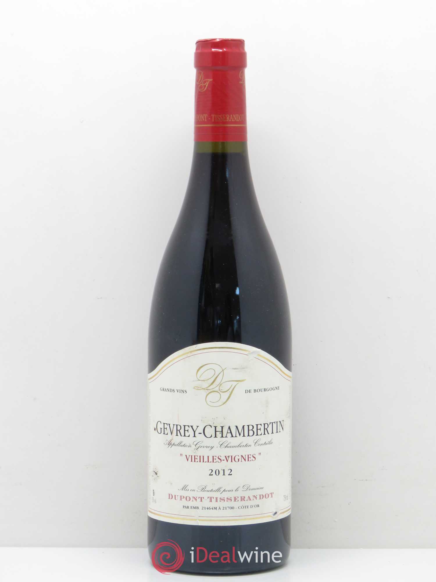Gevrey-Chambertin Dupont-Tisserandot (Domaine) Vieilles Vignes 2012 - Lot de 1 bouteille - 0