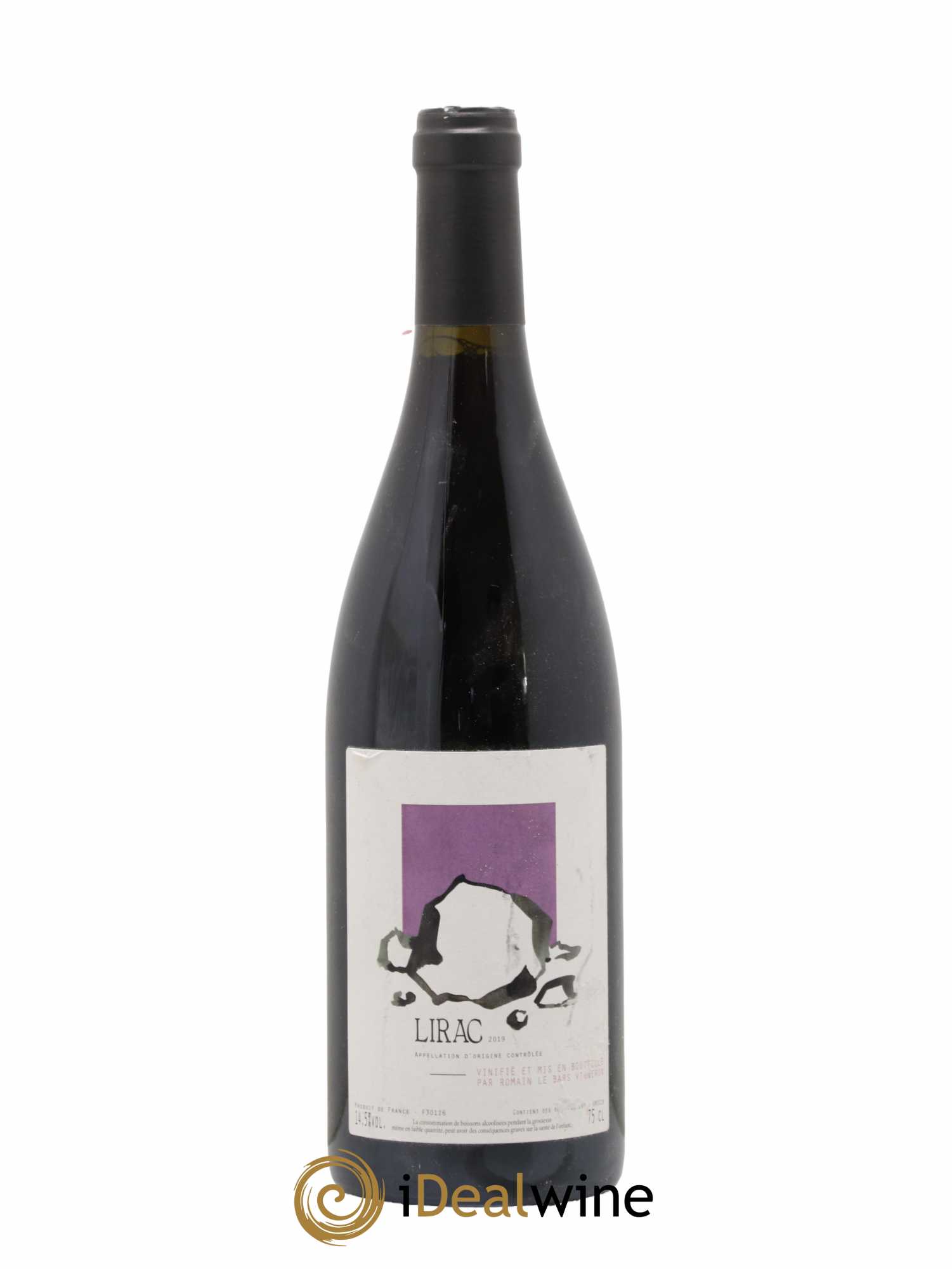 Lirac Romain Le Bars 2019 - Lot de 1 bouteille - 0