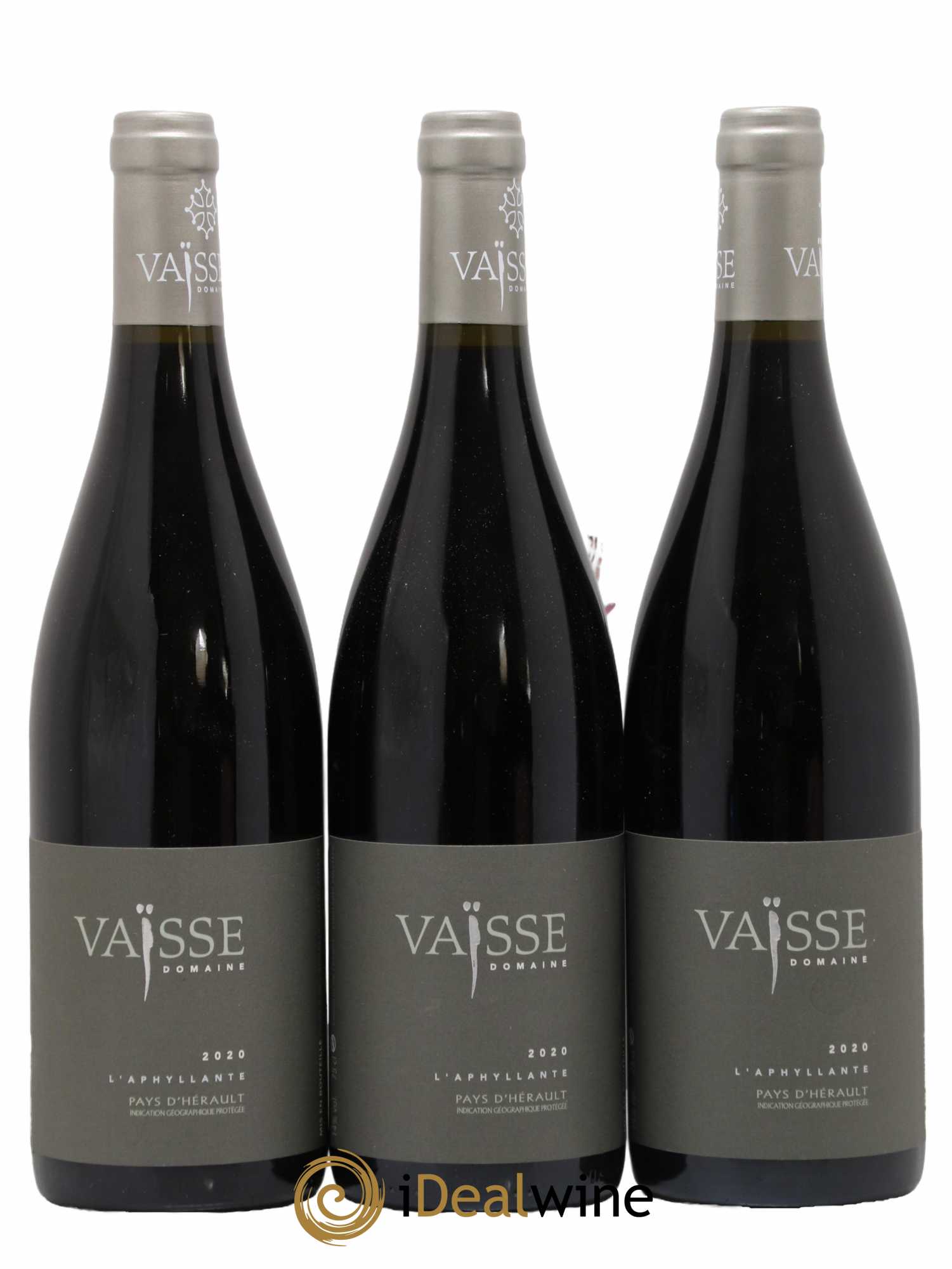 Pays d'Hérault L'Aphyllante Vaisse (Domaine) 2020 - Lot de 3 bouteilles - 0