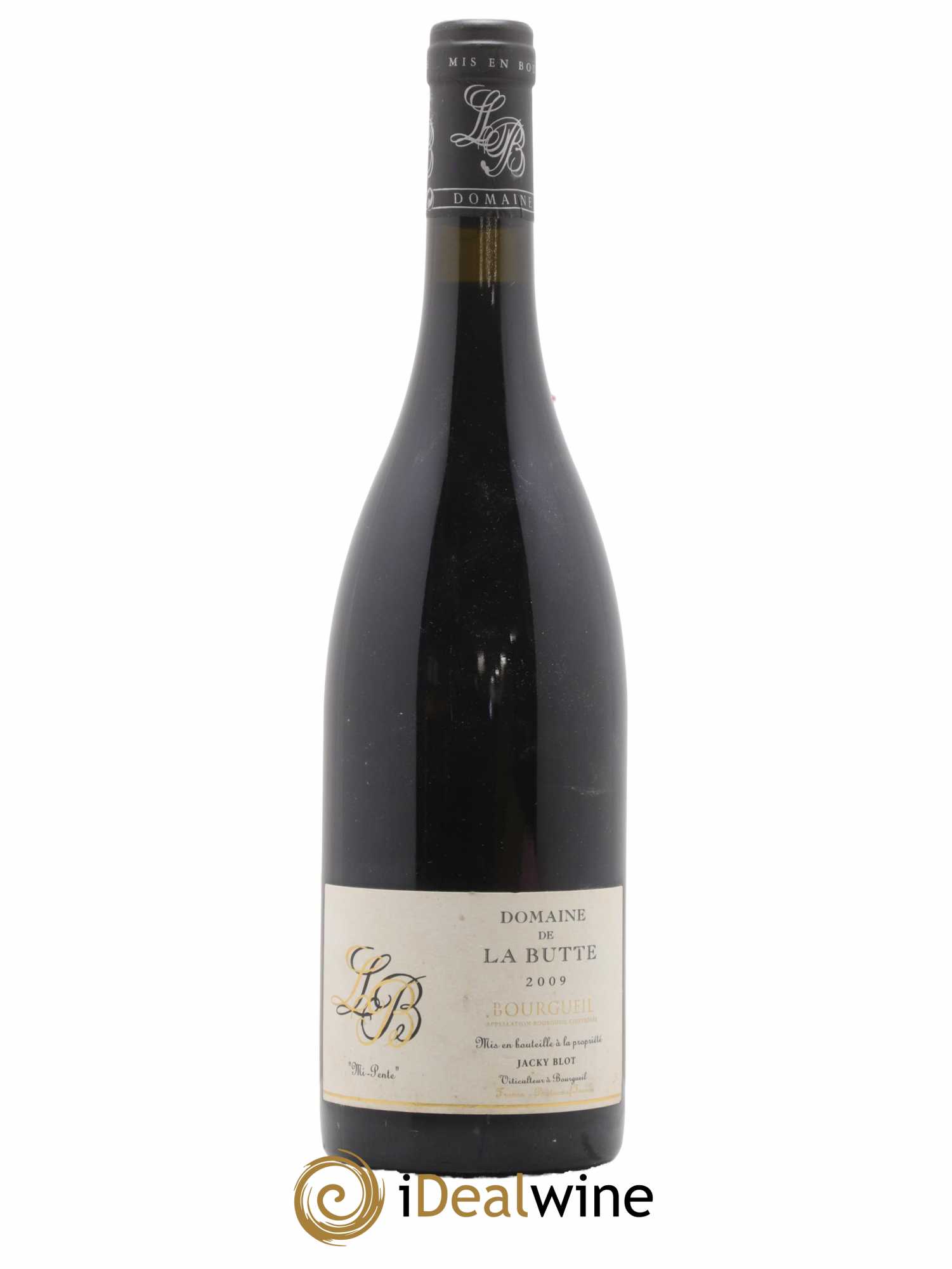 Bourgueil Mi-Pente Domaine de La Butte - Jacky Blot 2009 - Lot de 1 bouteille - 0