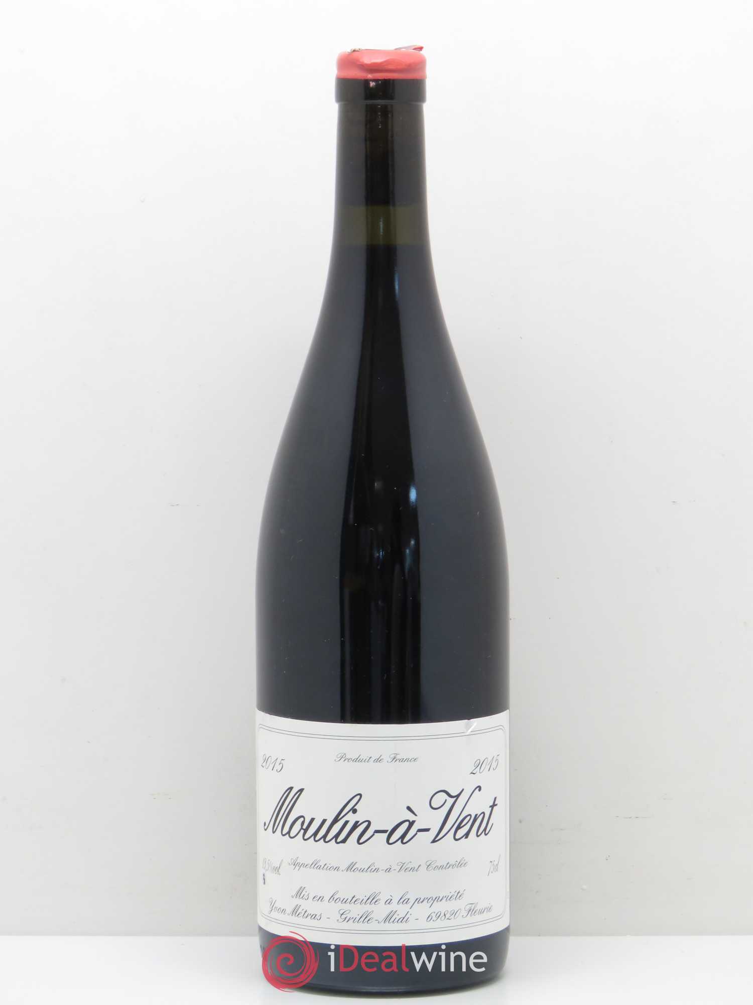Moulin-à-Vent Yvon Métras 2015 - Lot de 1 bouteille - 0