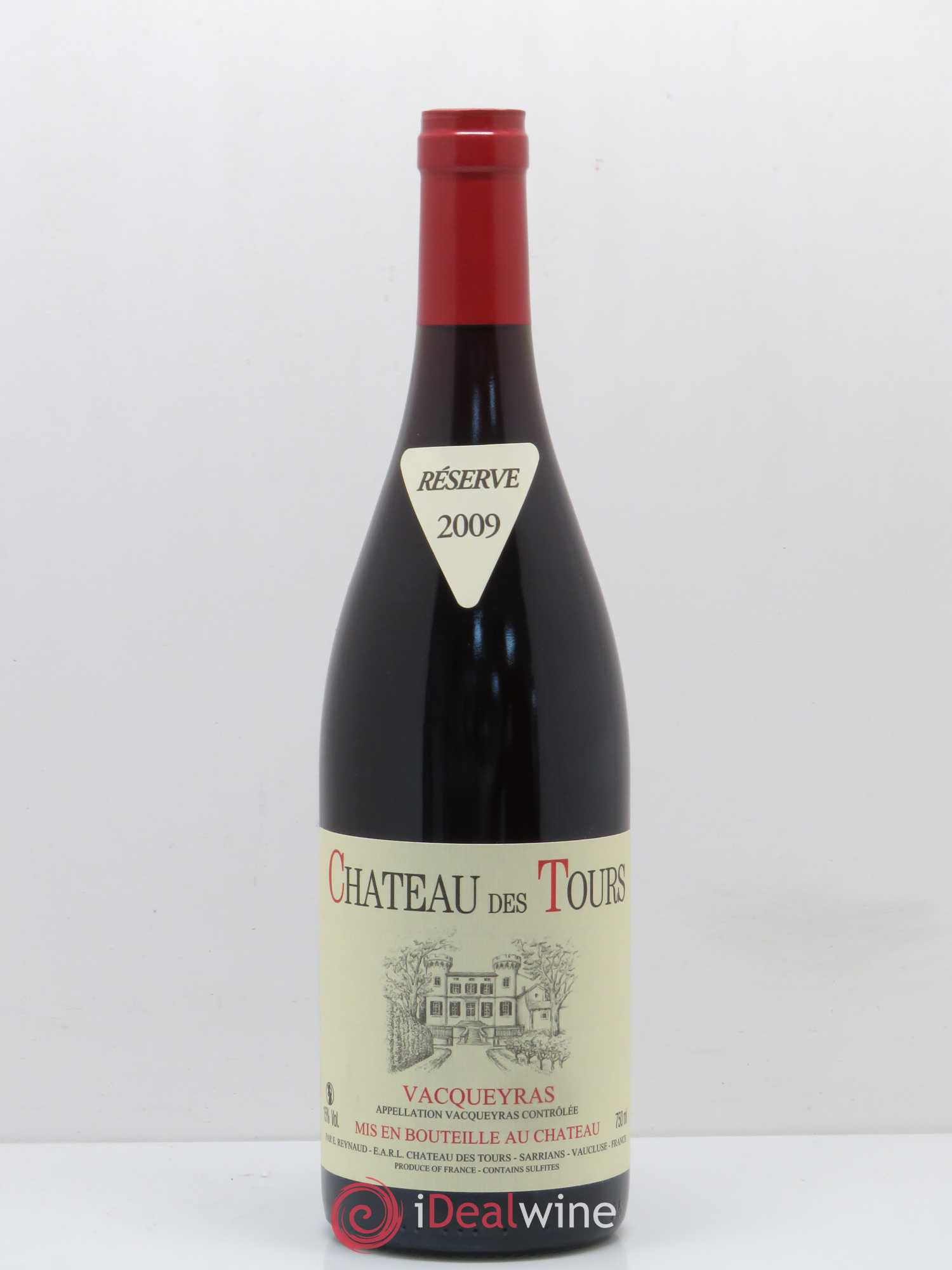 Vacqueyras Château des Tours Emmanuel Reynaud 2009 - Lot de 1 bouteille - 0