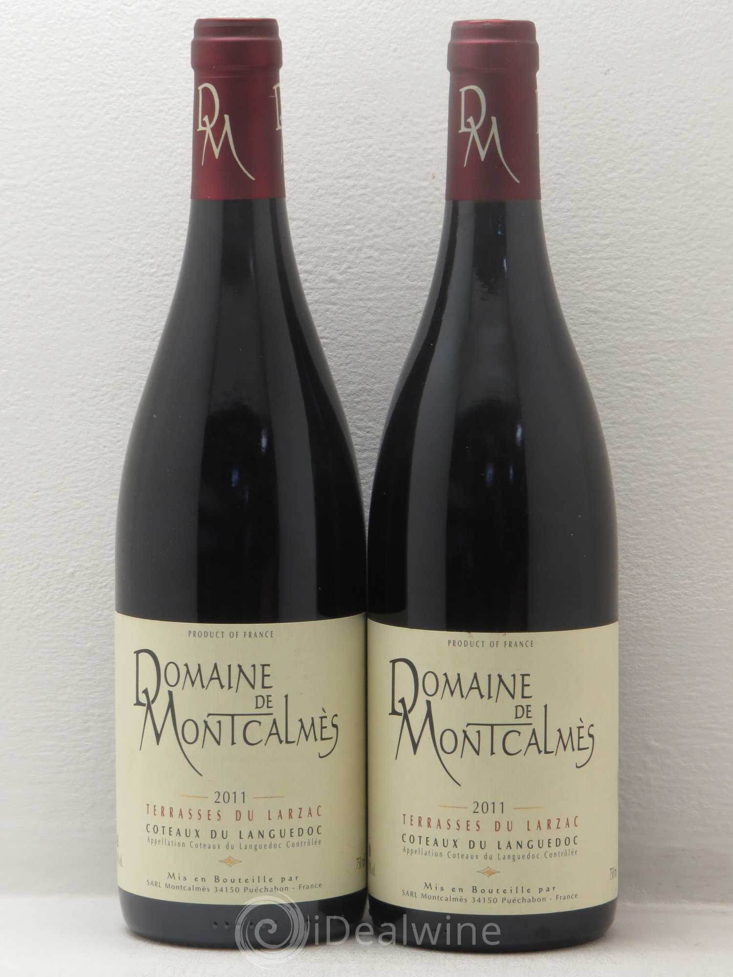 Terrasses du Larzac Domaine de Montcalmès Frédéric Pourtalié 2011 - Lot de 2 bouteilles - 0